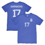 Explore alejandro garnacho argentina national team 1863fc player vintage tri-blend t-shirt – blue – England World Cup Kits and Jerseys