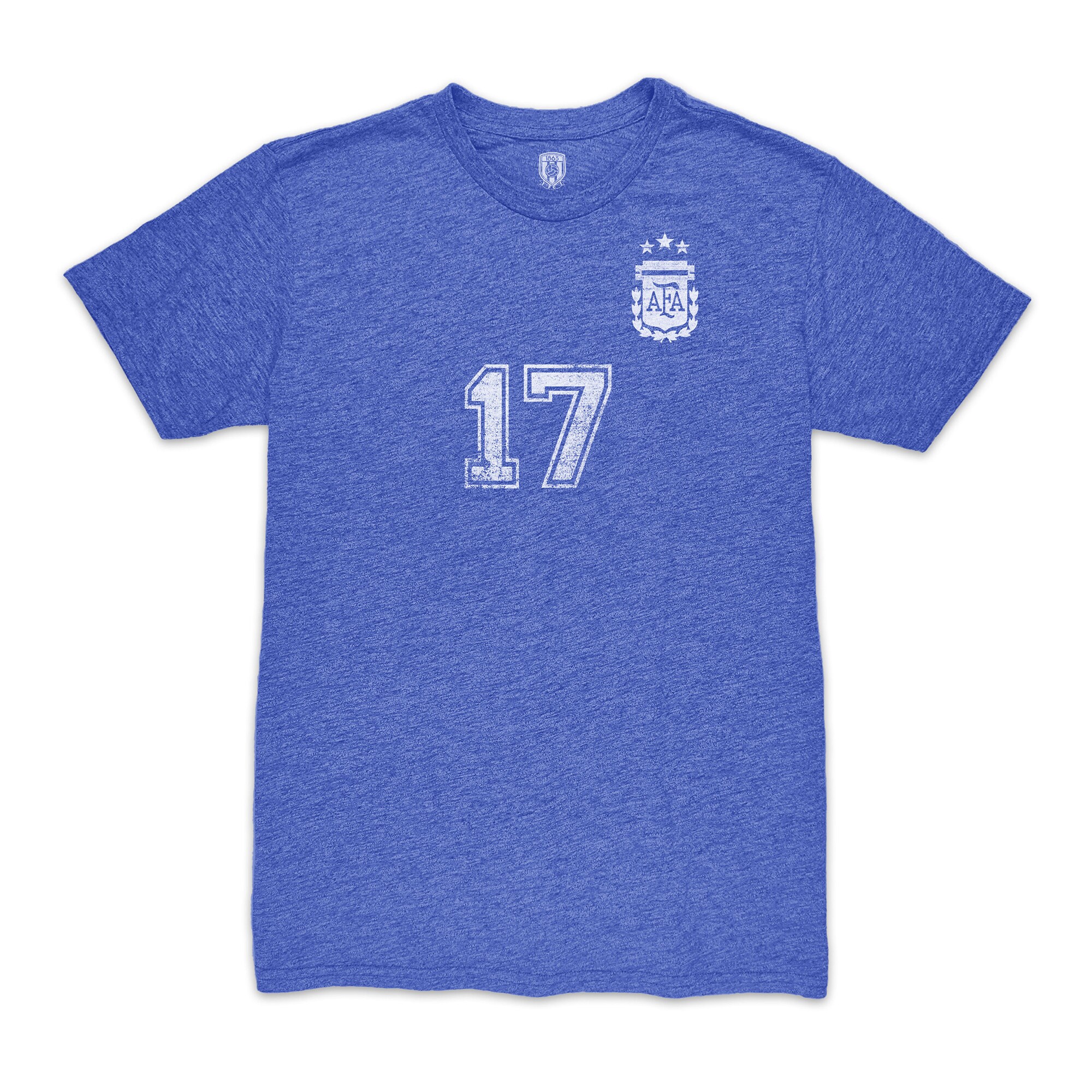 Explore alejandro garnacho argentina national team 1863fc player vintage tri-blend t-shirt – blue – England World Cup Kits and Jerseys