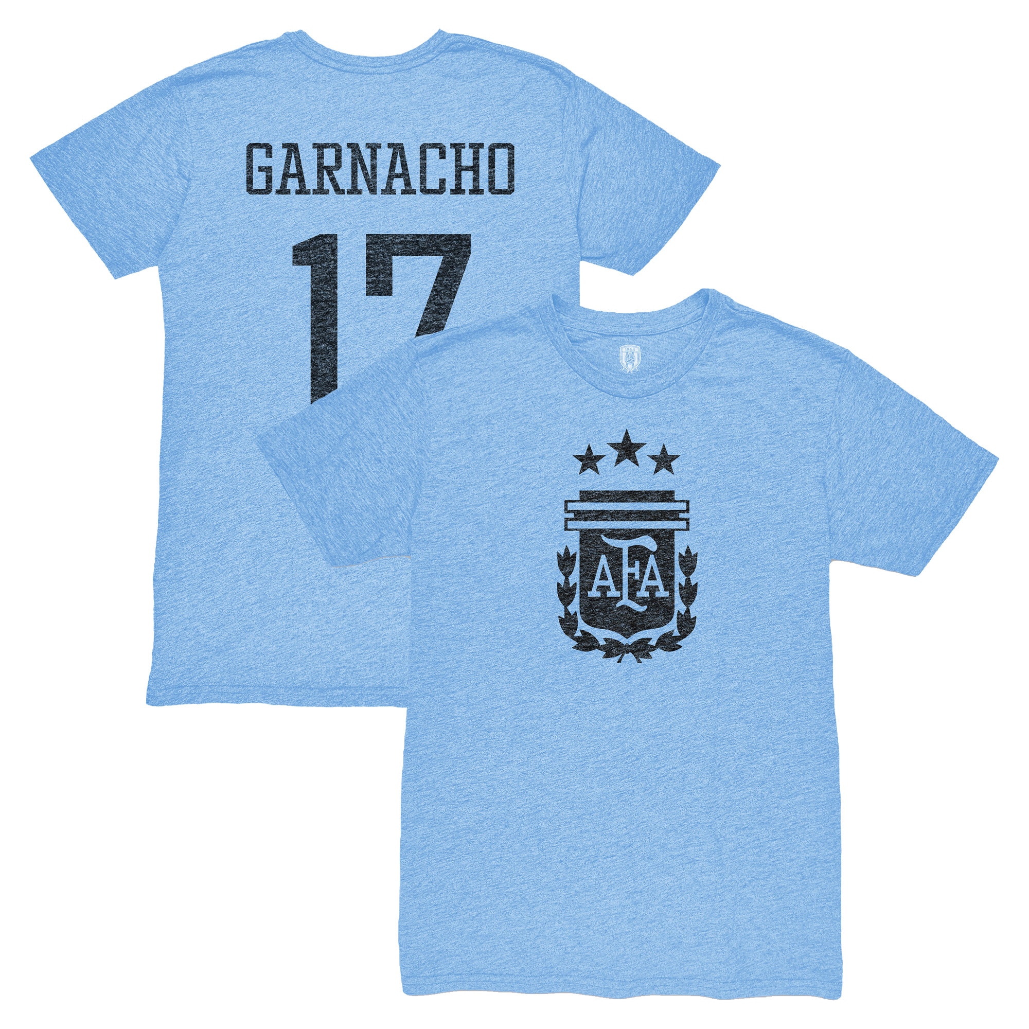 Explore alejandro garnacho argentina national team 1863fc player vintage tri-blend t-shirt – light blue – England World Cup Kits and Jerseys
