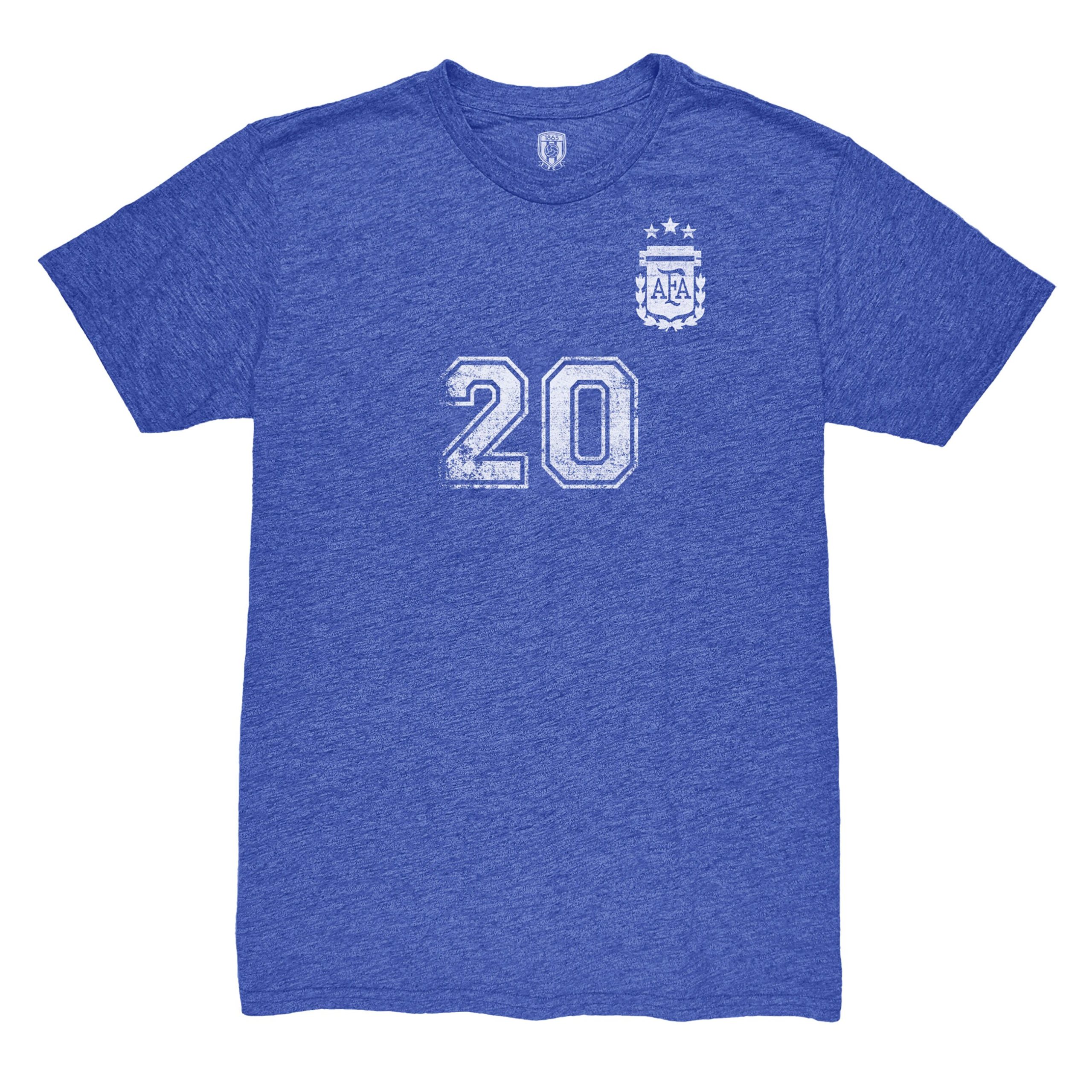 Explore alexis mac allister argentina national team 1863fc retro name amp number tri-blend t-shirt – blue – England World Cup Kits and Jerseys