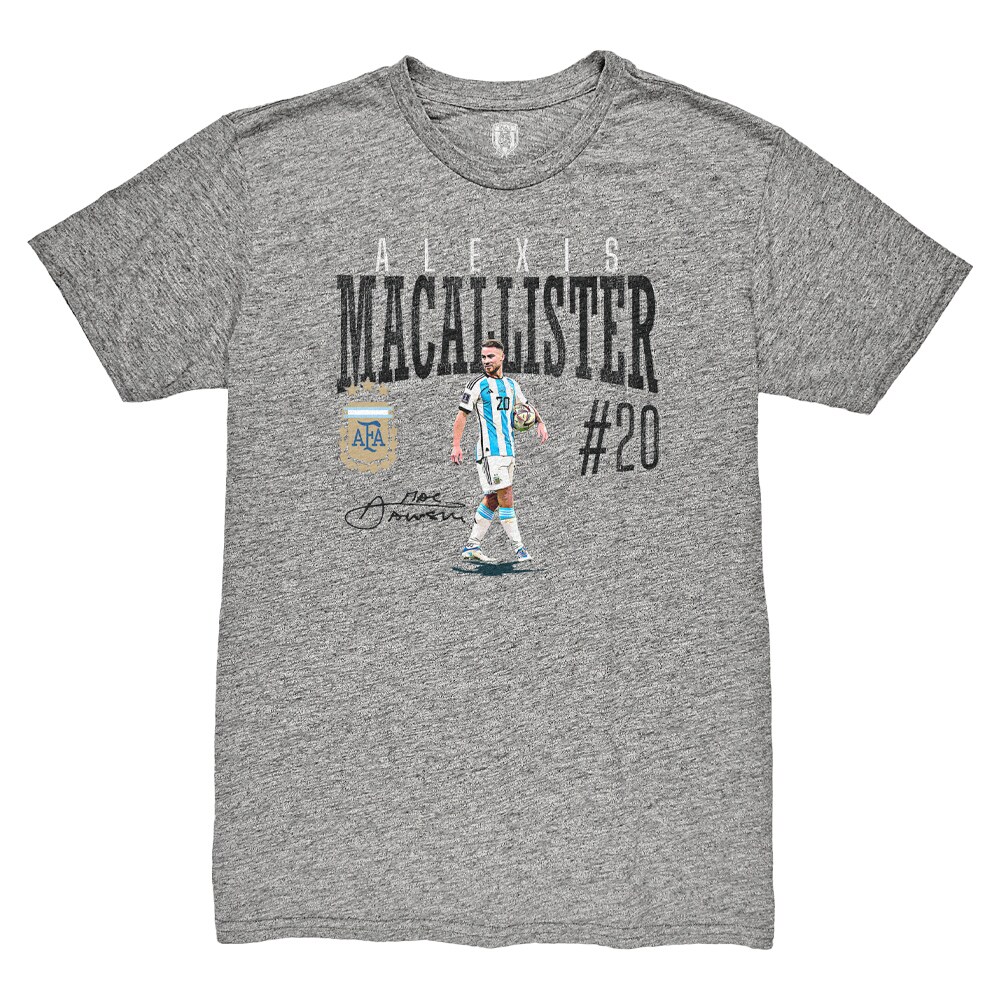 Explore alexis mac allister argentina national team 1863fc snapshot tri-blend t-shirt – heather gray – England World Cup Kits and Jerseys