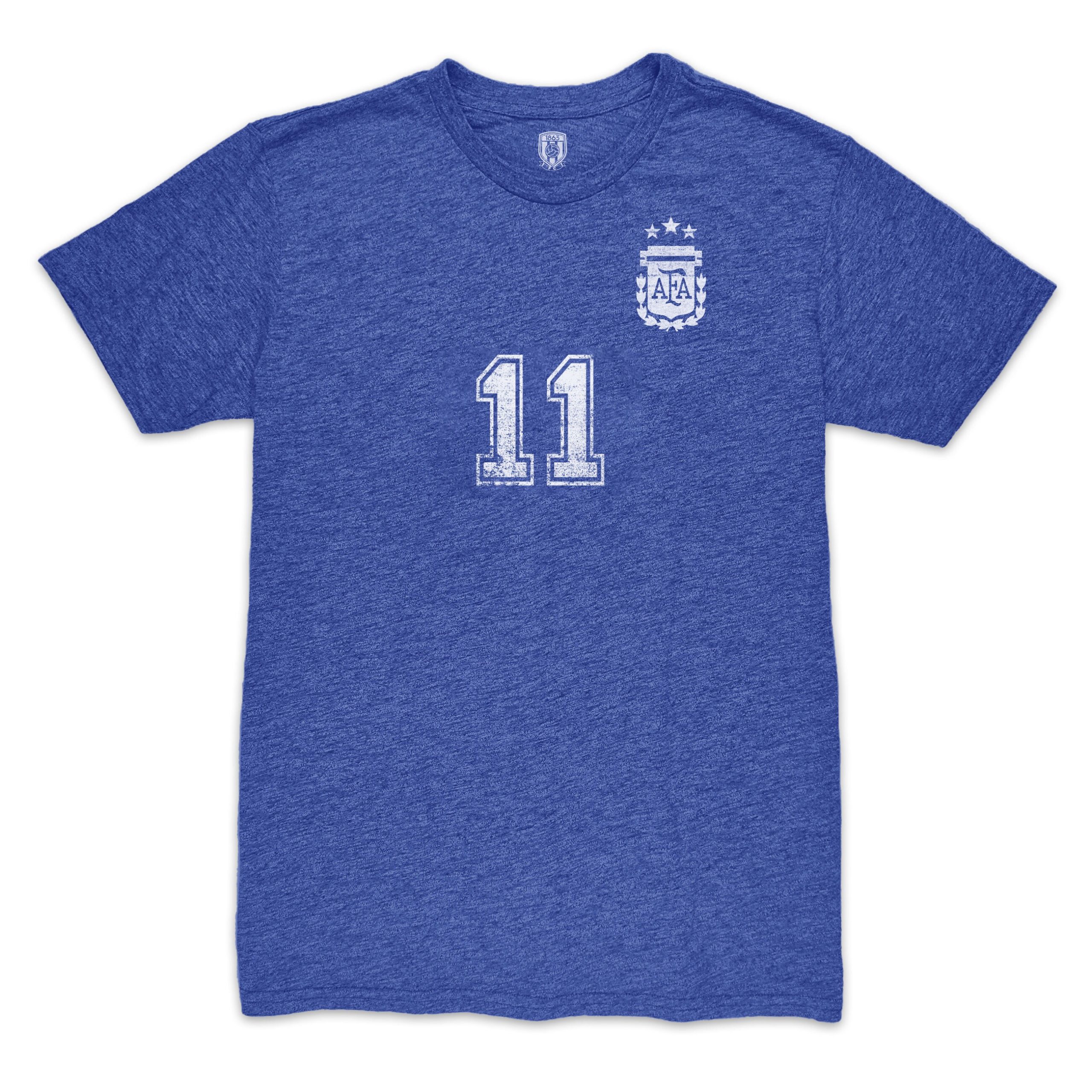 Explore angel di maria argentina national team 1863fc retro player tri-blend t-shirt – blue – England World Cup Kits and Jerseys