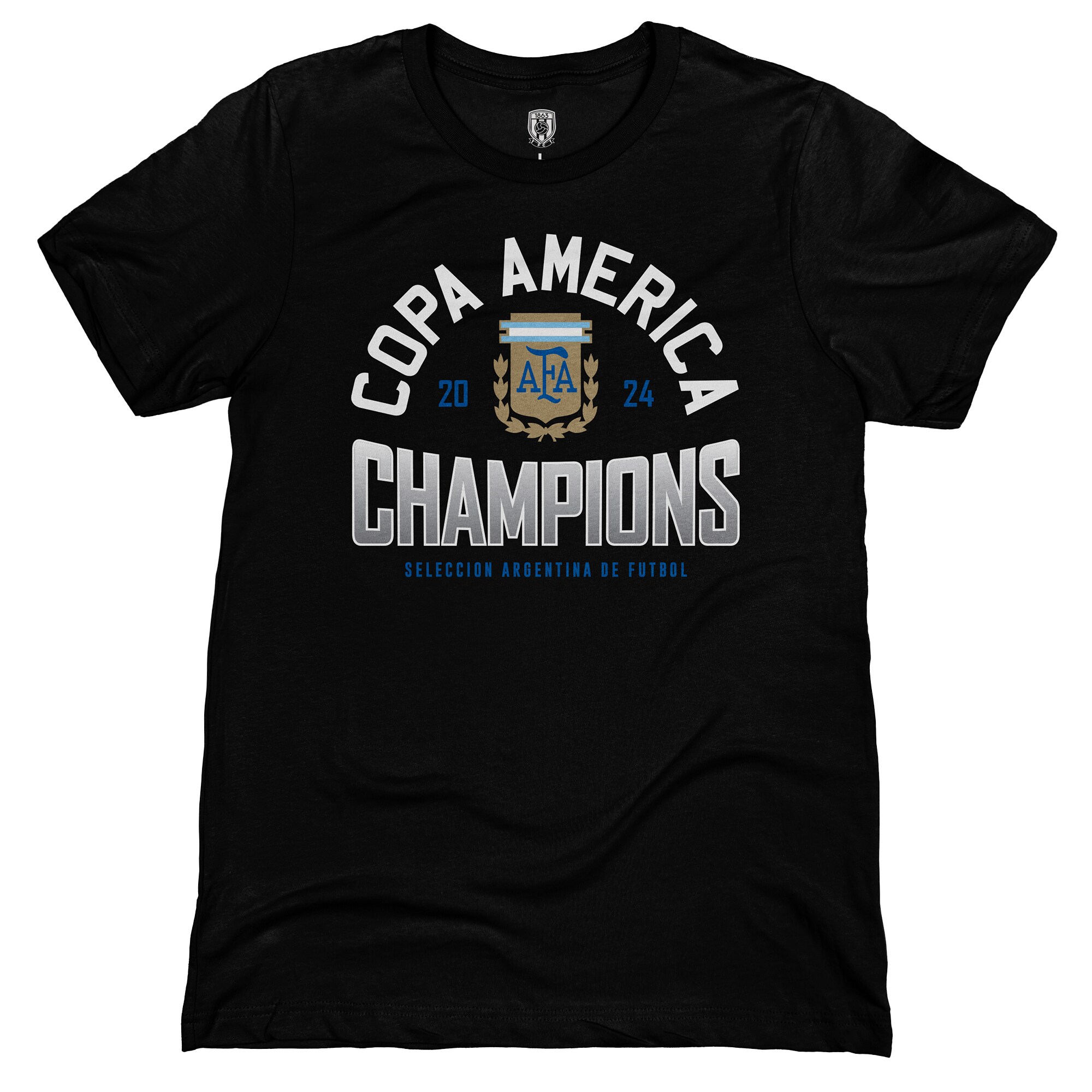 Explore argentina national team 1863fc 2024 copa america champions t-shirt – black – England World Cup Kits and Jerseys