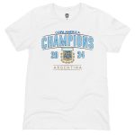 Explore argentina national team 1863fc 2024 copa america champions t-shirt – white – England World Cup Kits and Jerseys