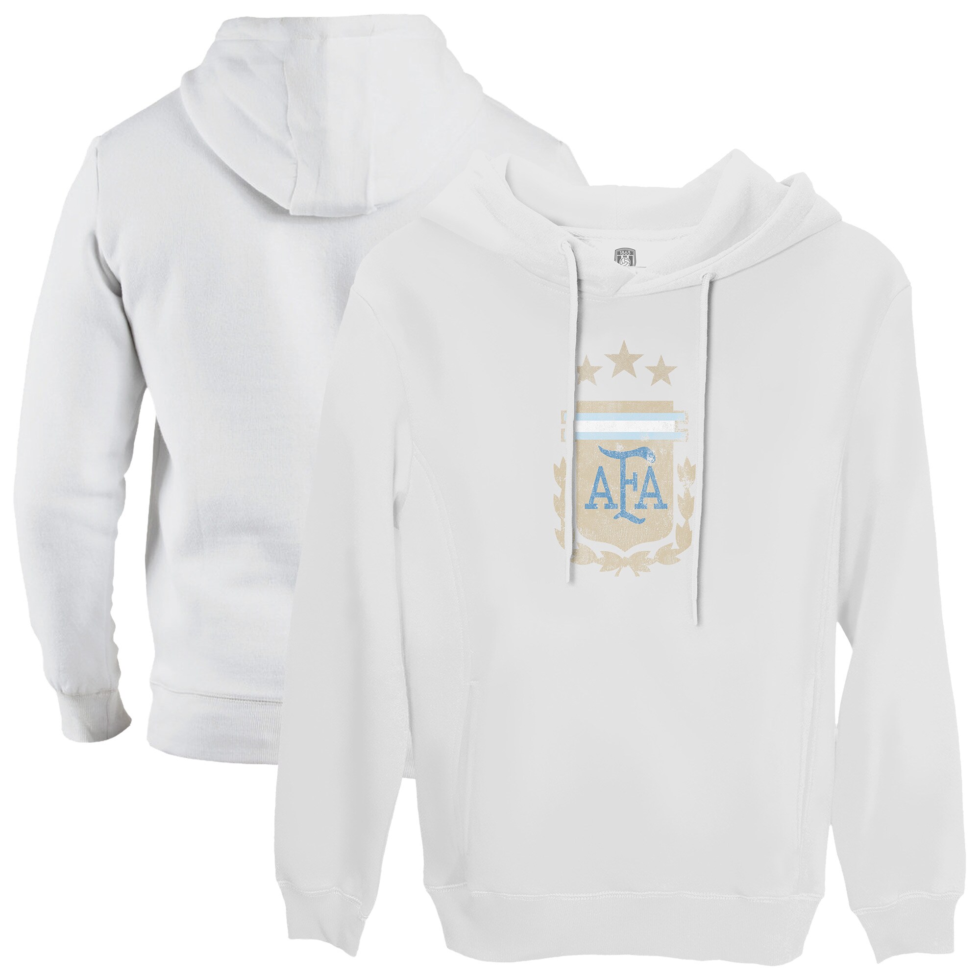 Explore argentina national team 1863fc color badge fleece pullover hoodie – white – England World Cup Kits and Jerseys