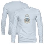 Explore argentina national team 1863fc color badge long sleeve t-shirt – light blue – England World Cup Kits and Jerseys