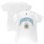 Explore argentina national team 1863fc retro wordmark t-shirt – white – England World Cup Kits and Jerseys