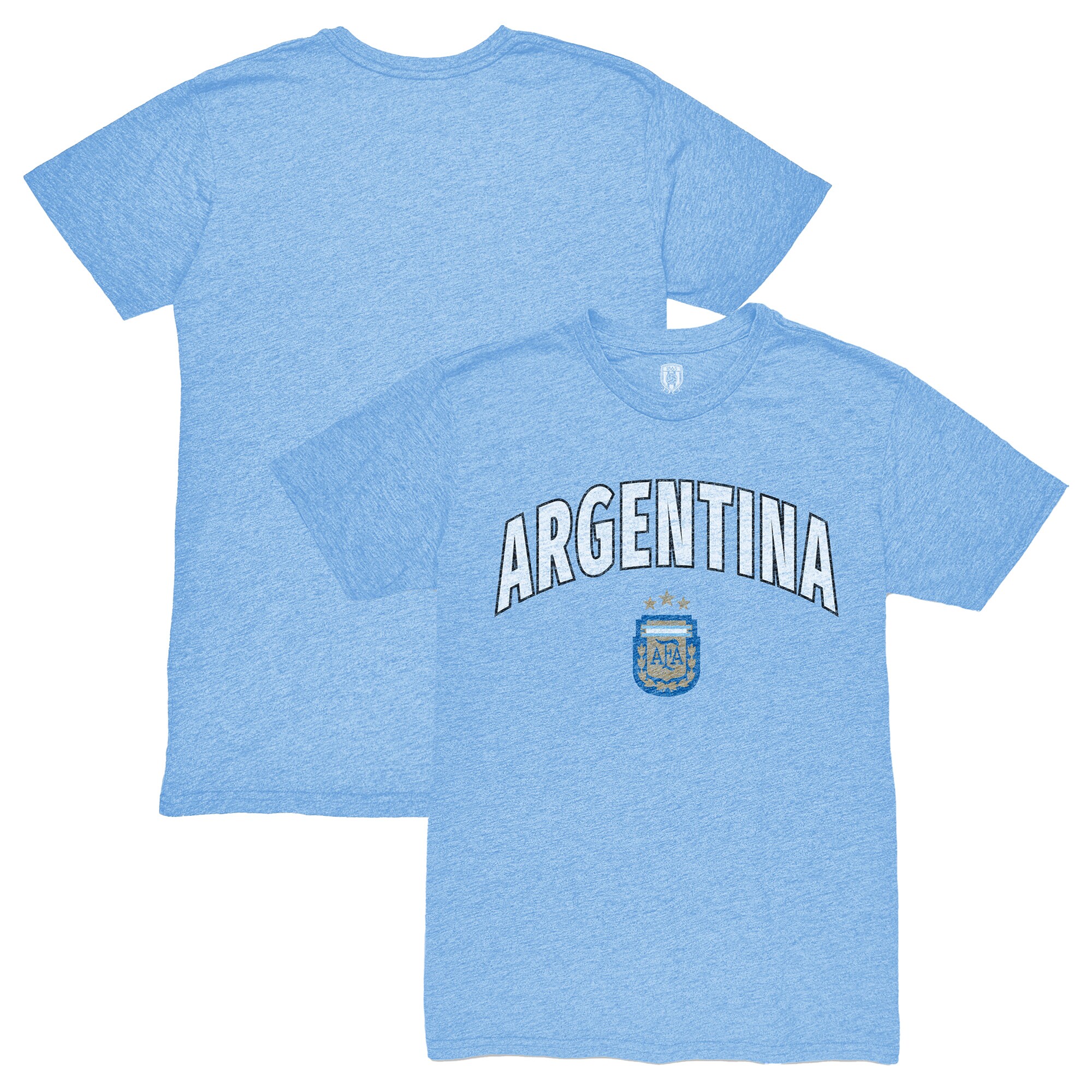Explore argentina national team 1863fc retro wordmark tri-blend t-shirt – light blue – England World Cup Kits and Jerseys
