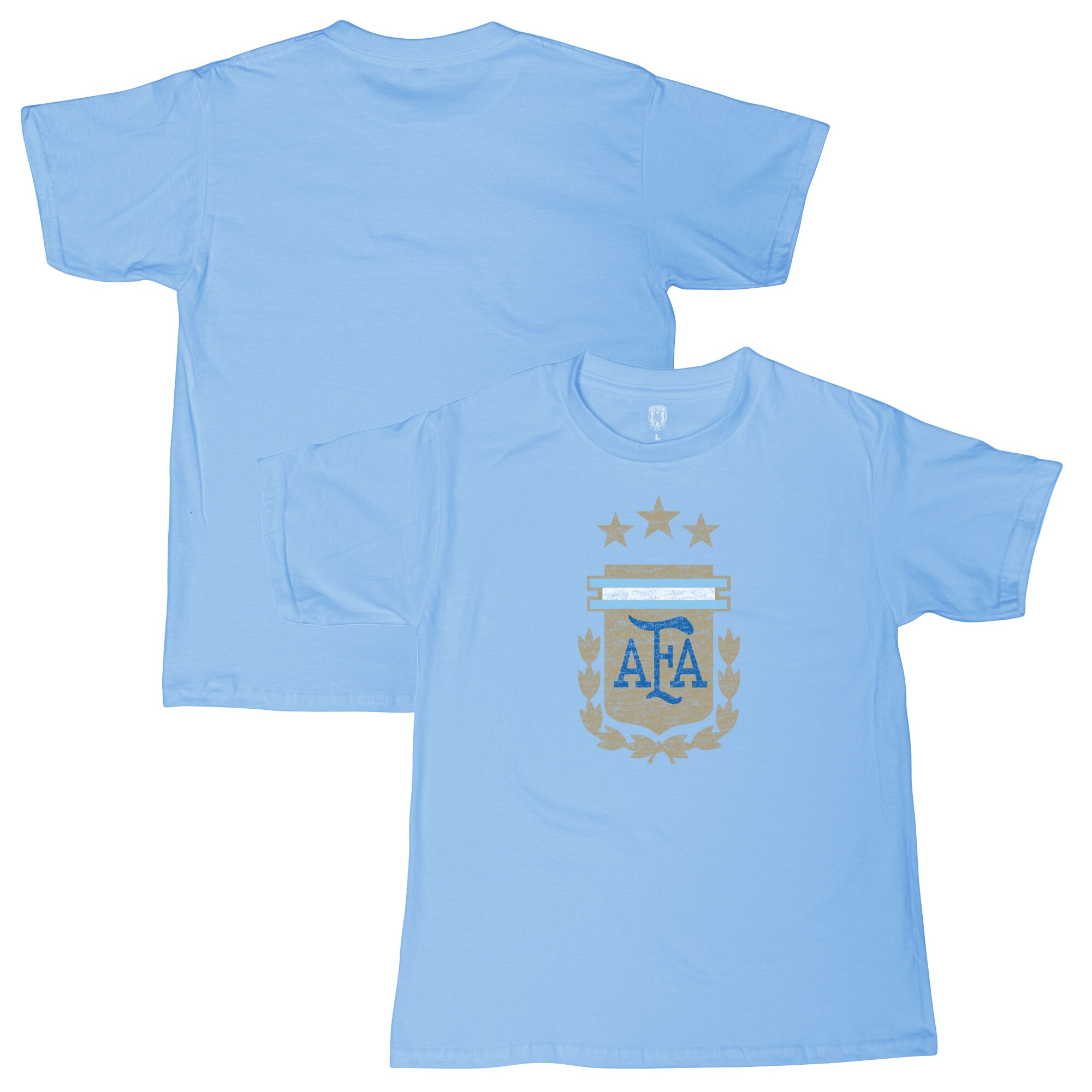 Explore argentina national team 1863fc youth badge t-shirt – light blue – England World Cup Kits and Jerseys
