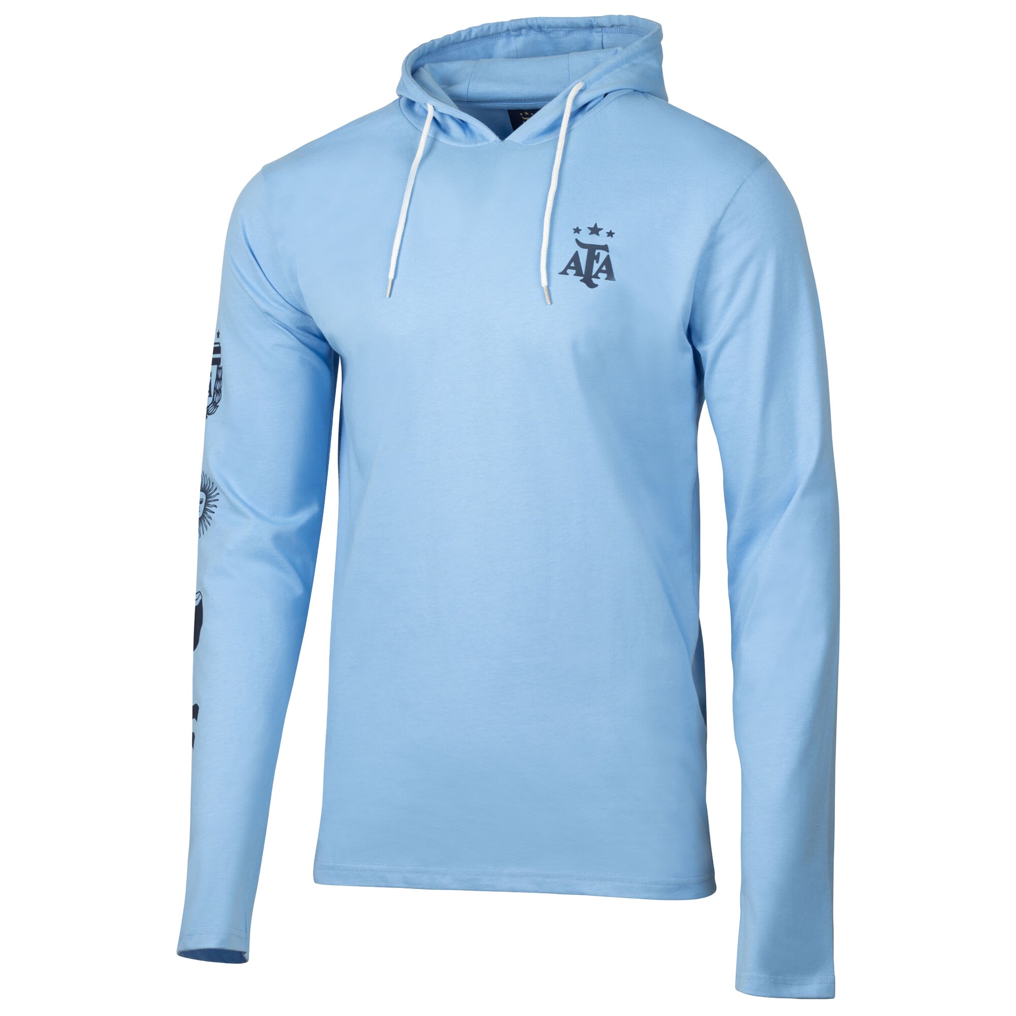 Explore argentina national team sport design sweden relaxed hooded long sleeve t-shirt – light blue – England World Cup Kits and Jerseys