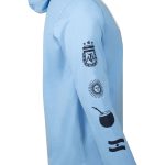 Explore argentina national team sport design sweden relaxed hooded long sleeve t-shirt – light blue – England World Cup Kits and Jerseys