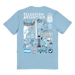 Explore argentina national team vive la fete women8217s impressions artwork t-shirt – light blue – England World Cup Kits and Jerseys
