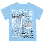 Explore argentina national team vive la fete youth impressions artwork t-shirt – light blue – England World Cup Kits and Jerseys