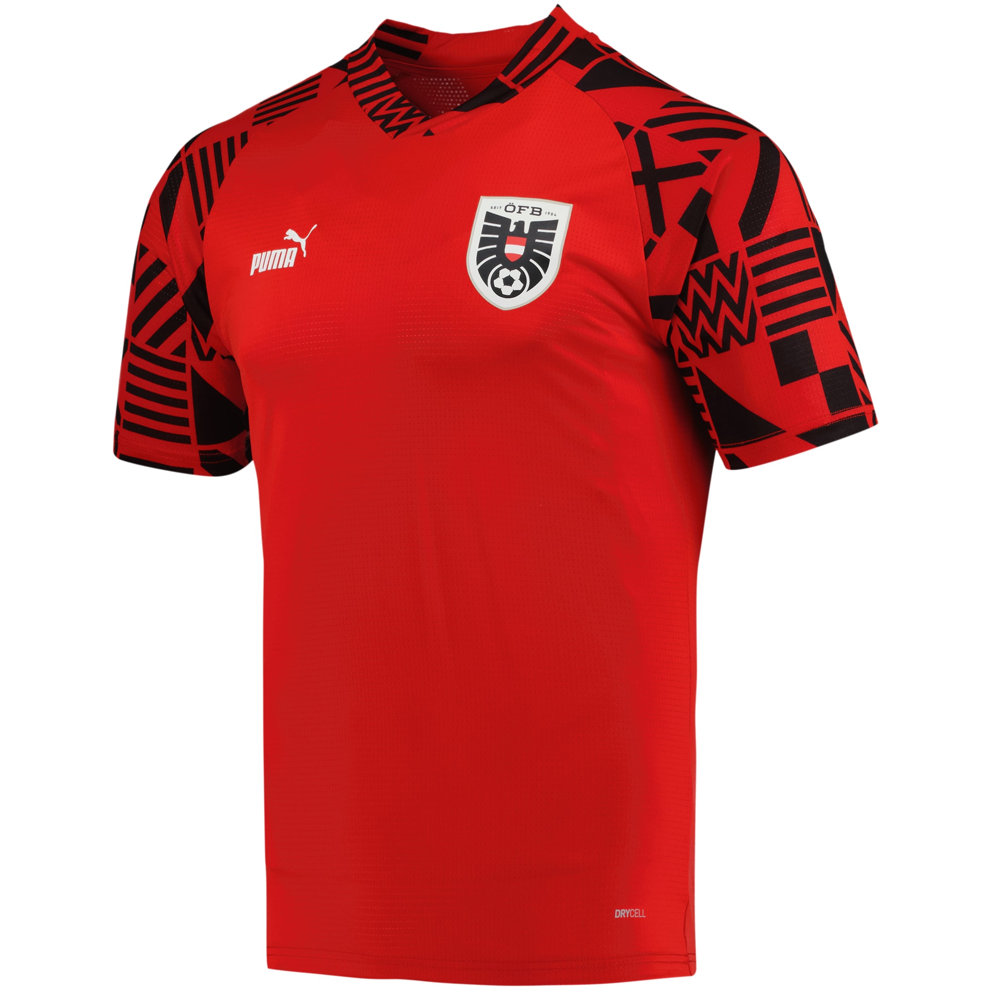 Explore austria national team puma pre-match v-neck top – red – England World Cup Kits and Jerseys