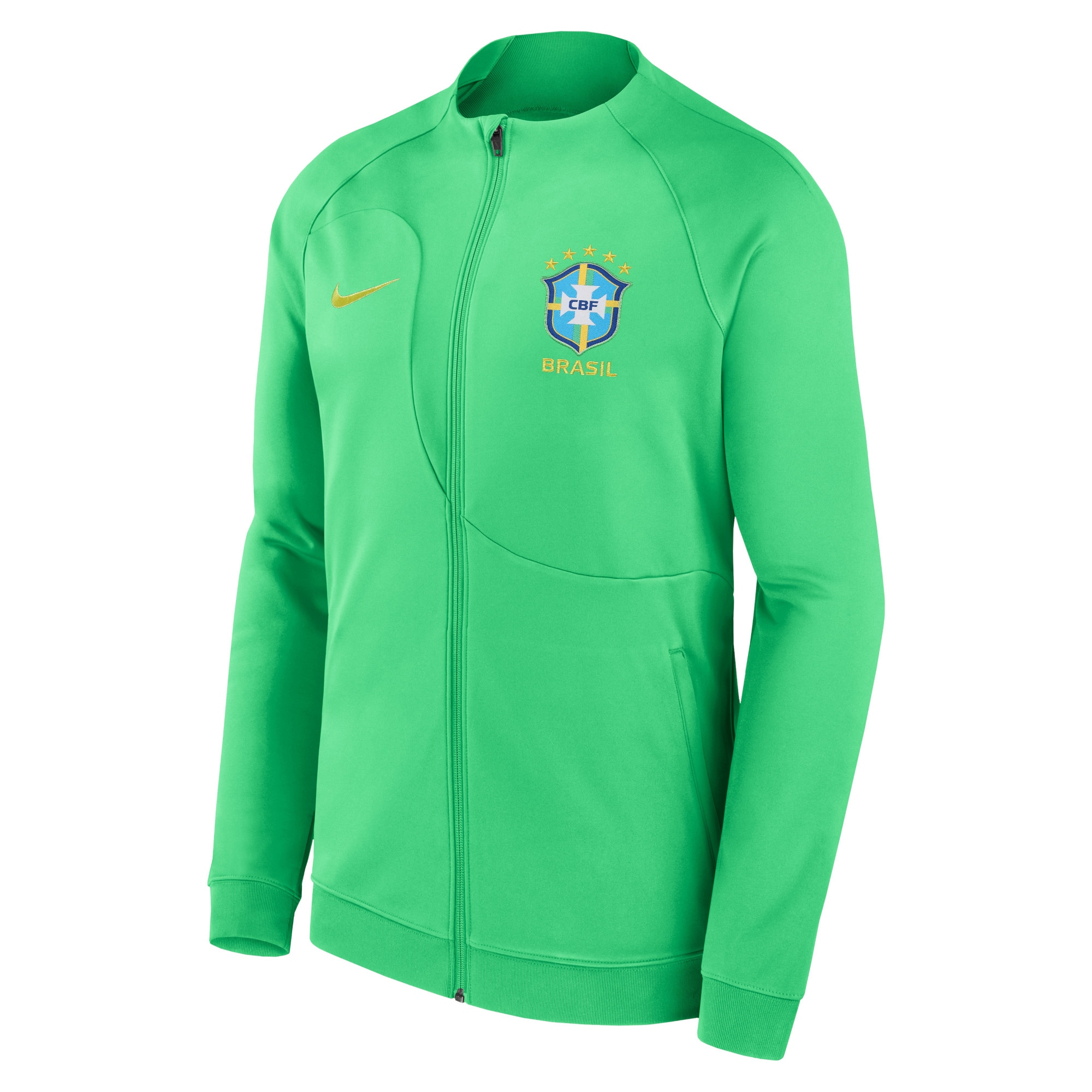 Explore brazil national team nike 2022 academy pro anthem performance raglan full-zip jacket – green – England World Cup Kits and Jerseys