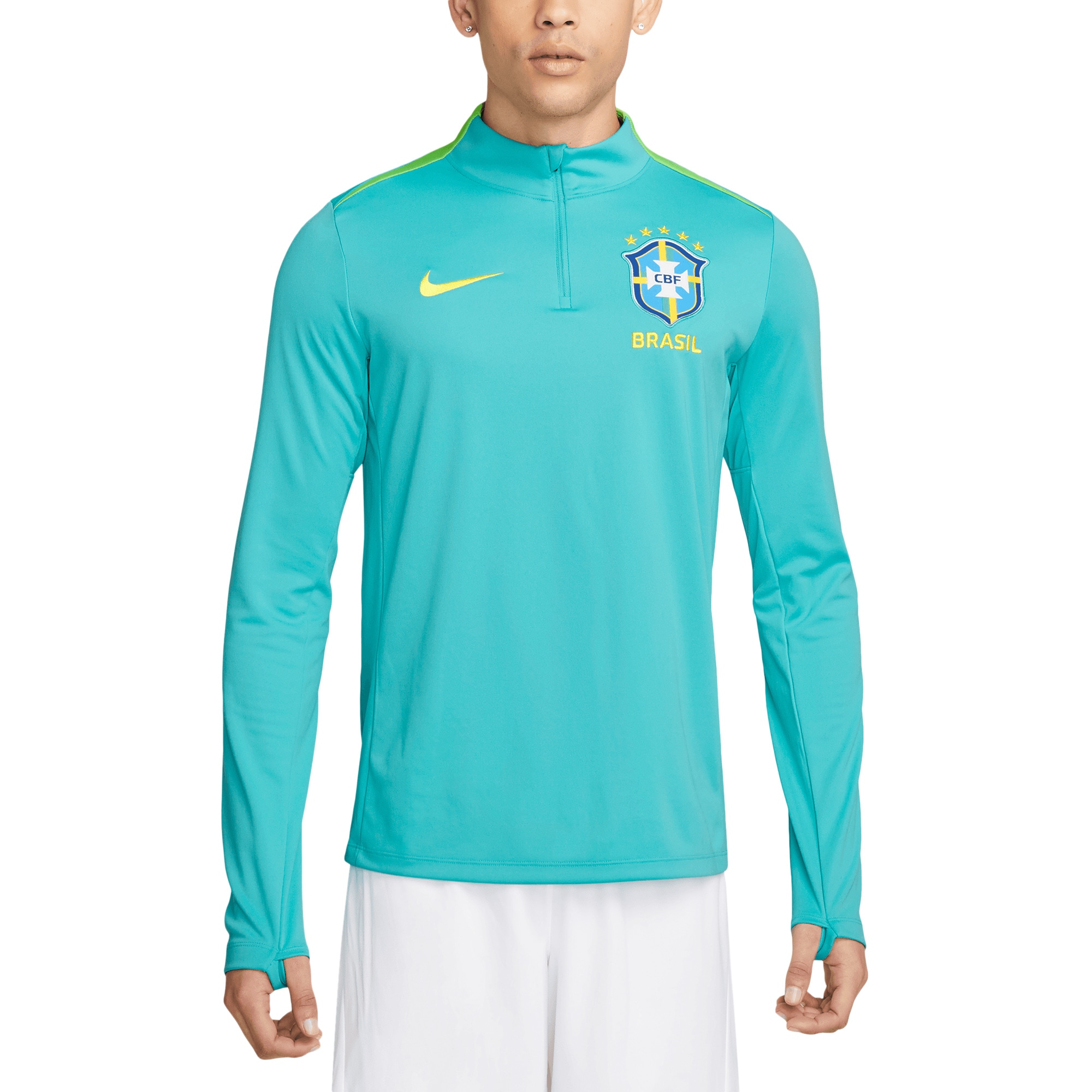 Explore brazil national team nike 2024 academy pro drill performance quarter-zip pullover top – blue – England World Cup Kits and Jerseys