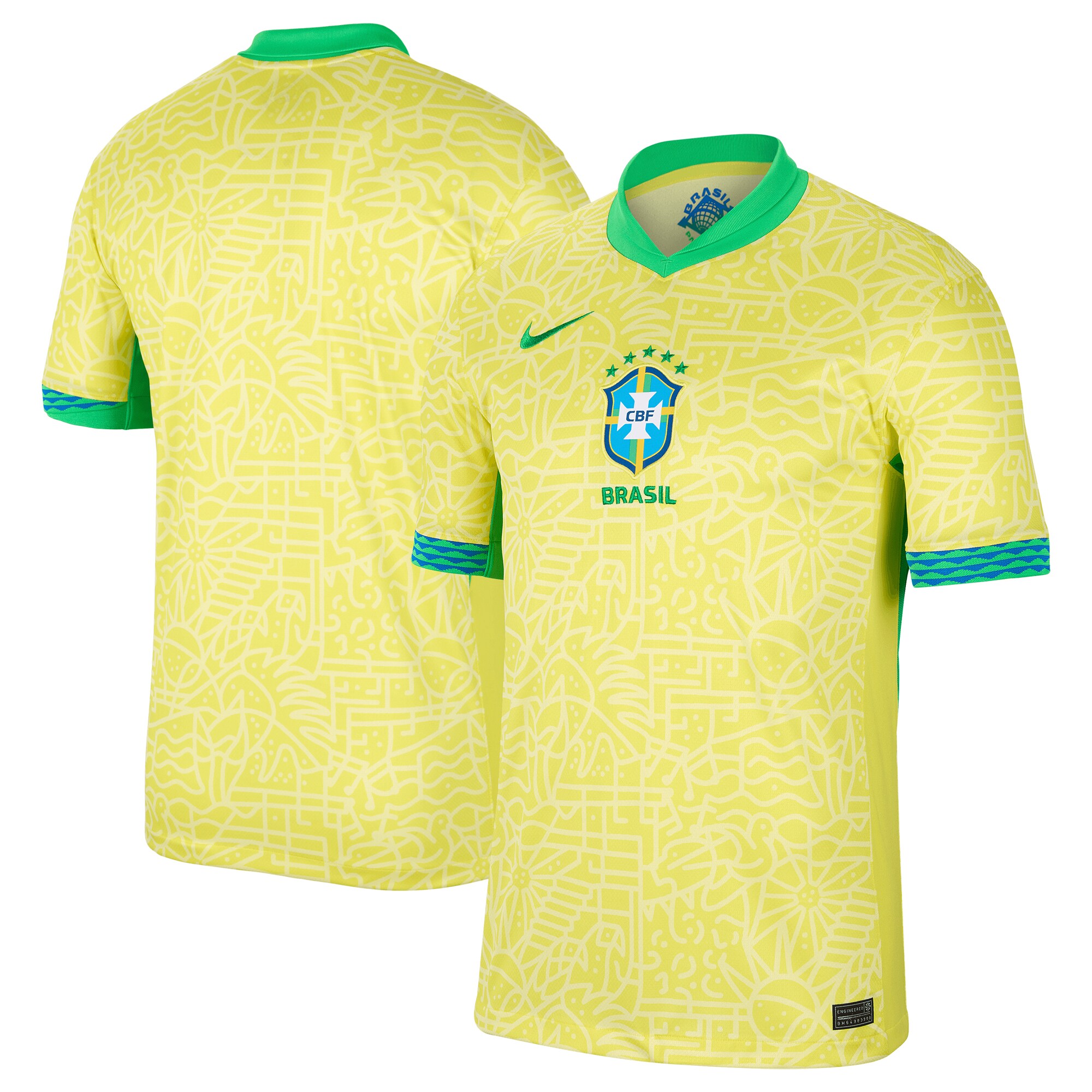 Explore brazil national team nike 2024 home stadium replica jersey – yellow – England World Cup Kits and Jerseys