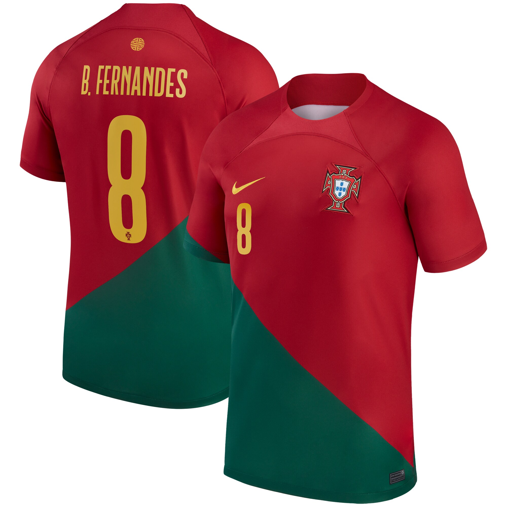 Explore bruno fernandes portugal national team nike 202223 home breathe stadium replica player jersey – red – England World Cup Kits and Jerseys