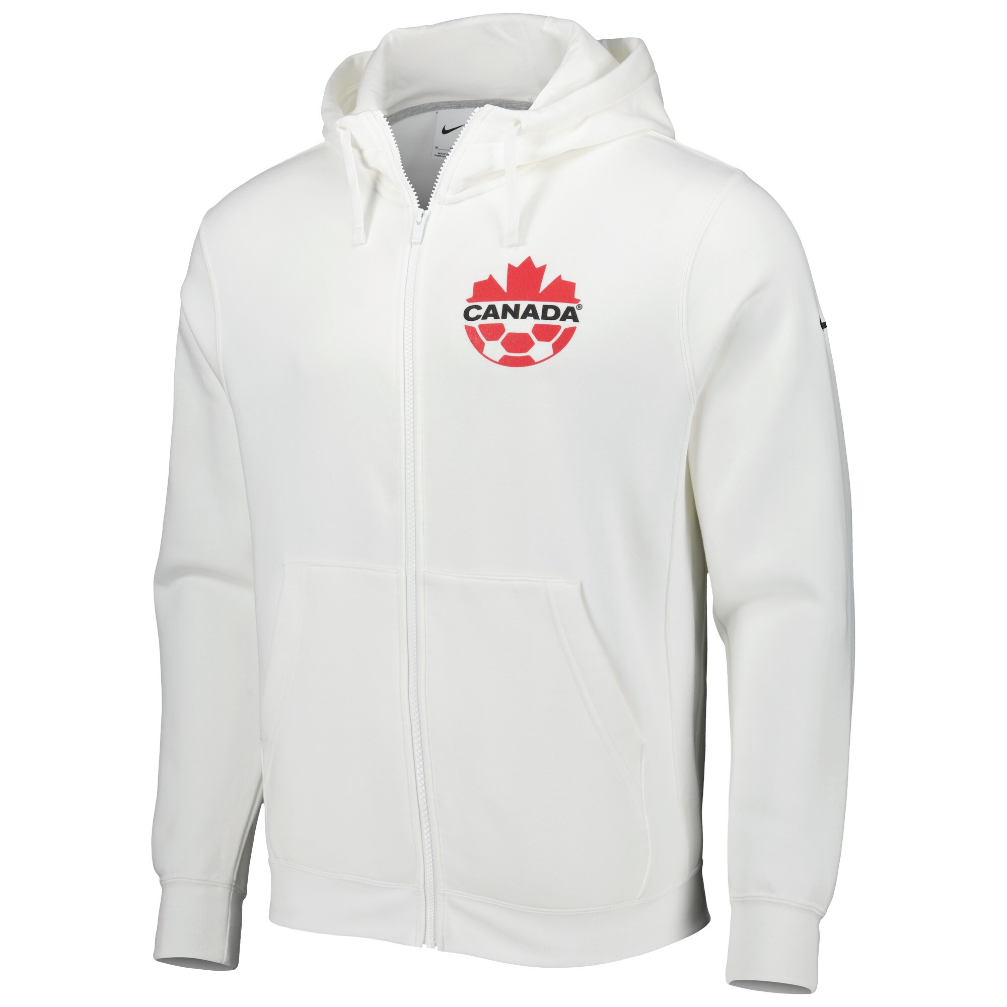 Explore canada soccer nike club fleece full-zip hoodie – white – England World Cup Kits and Jerseys