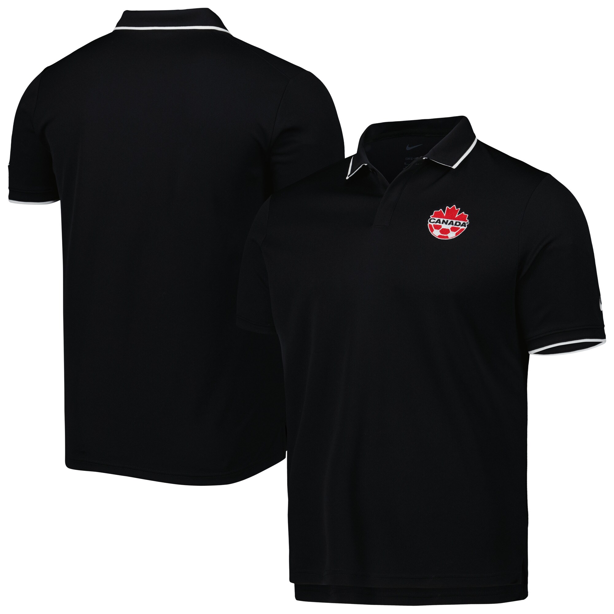 Explore canada soccer nike collegiate polo – black – England World Cup Kits and Jerseys