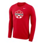 Explore canada soccer nike primary logo legend performance long sleeve t-shirt – red – England World Cup Kits and Jerseys