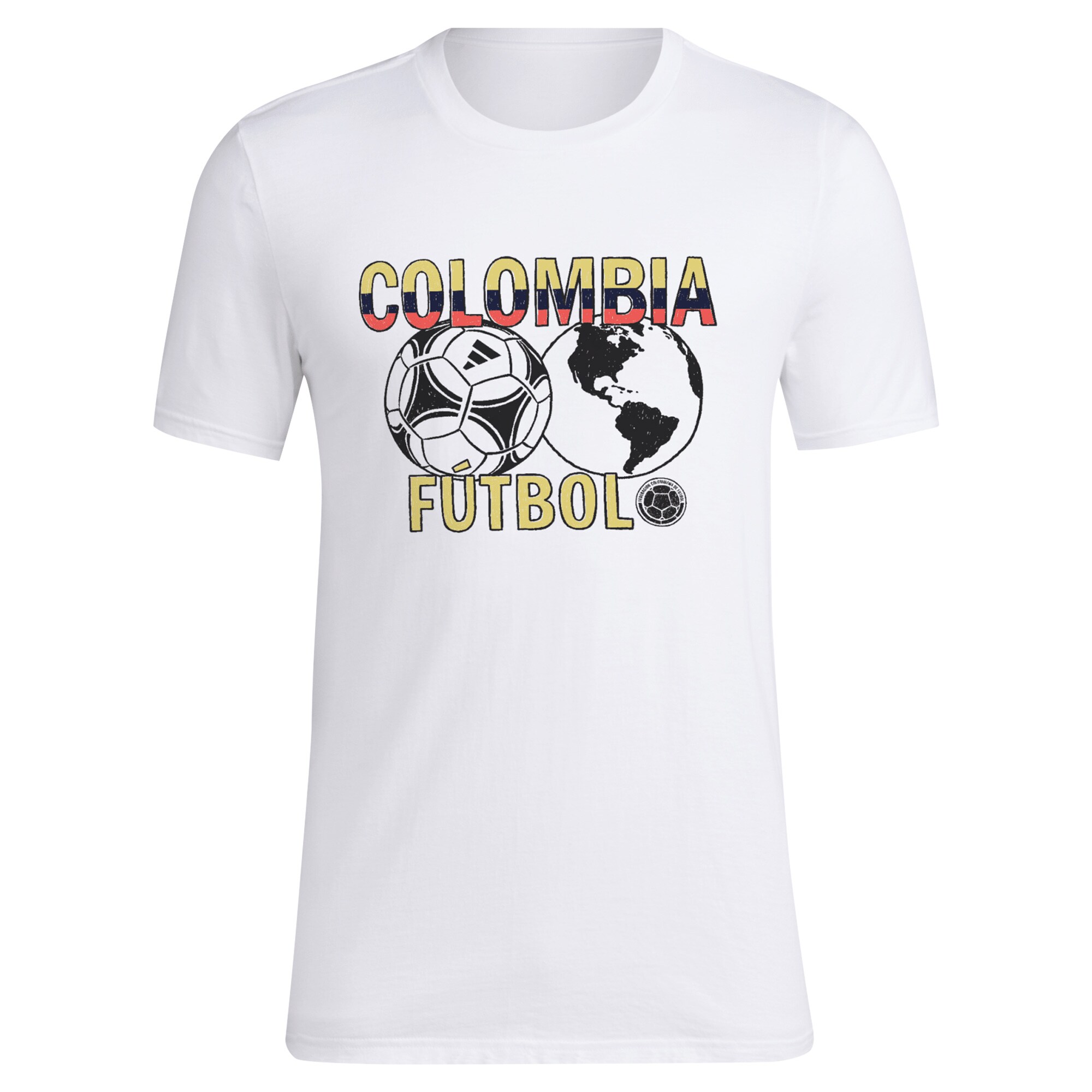 Explore colombia national team adidas around the world t-shirt – white – England World Cup Kits and Jerseys