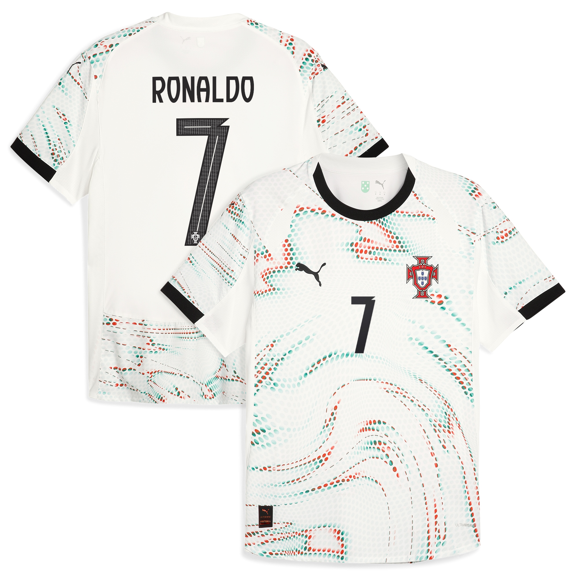 Explore cristiano ronaldo portugal national team puma 2025 away authentic jersey – white – England World Cup Kits and Jerseys