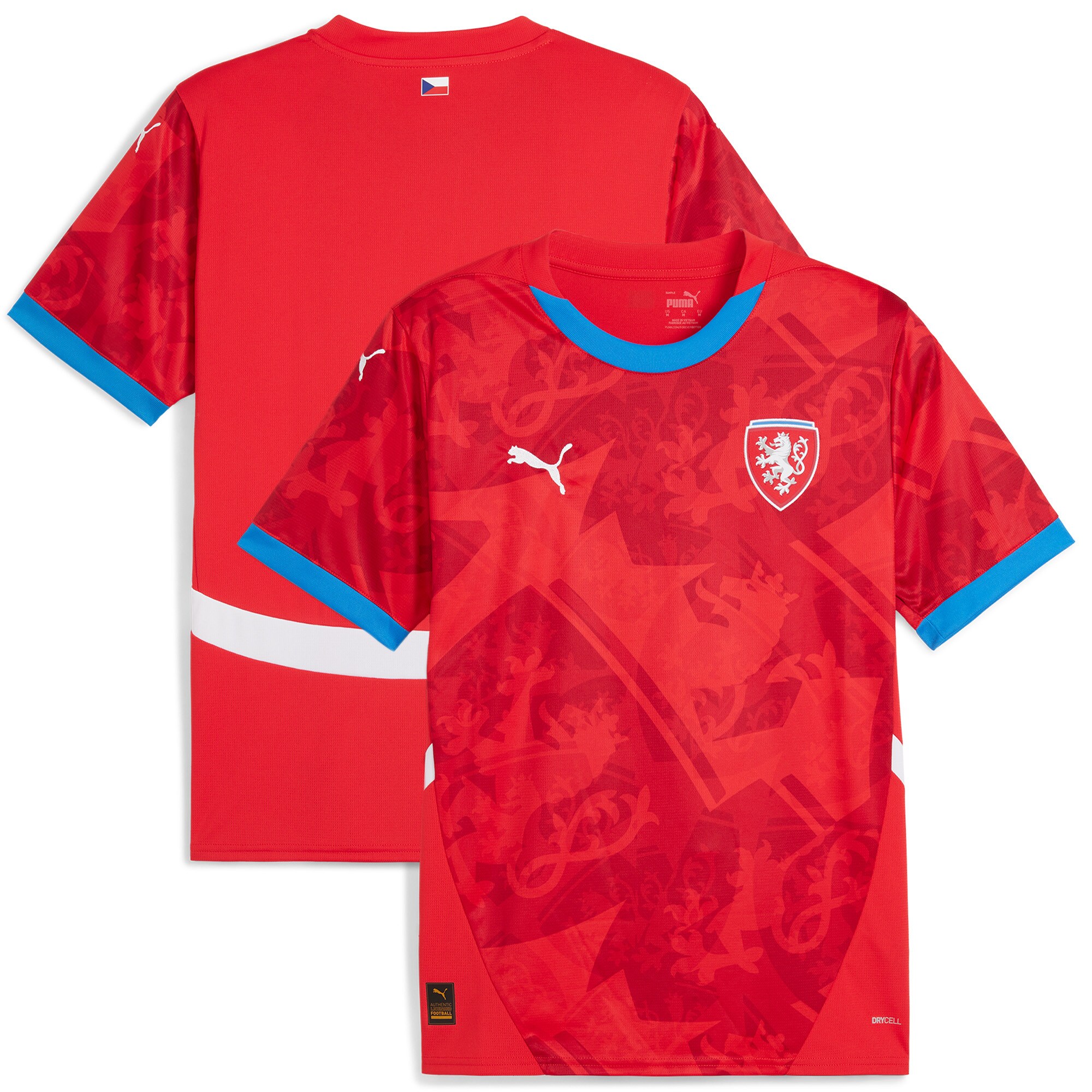 Explore czech republic national team puma 2024 home replica jersey – red – England World Cup Kits and Jerseys