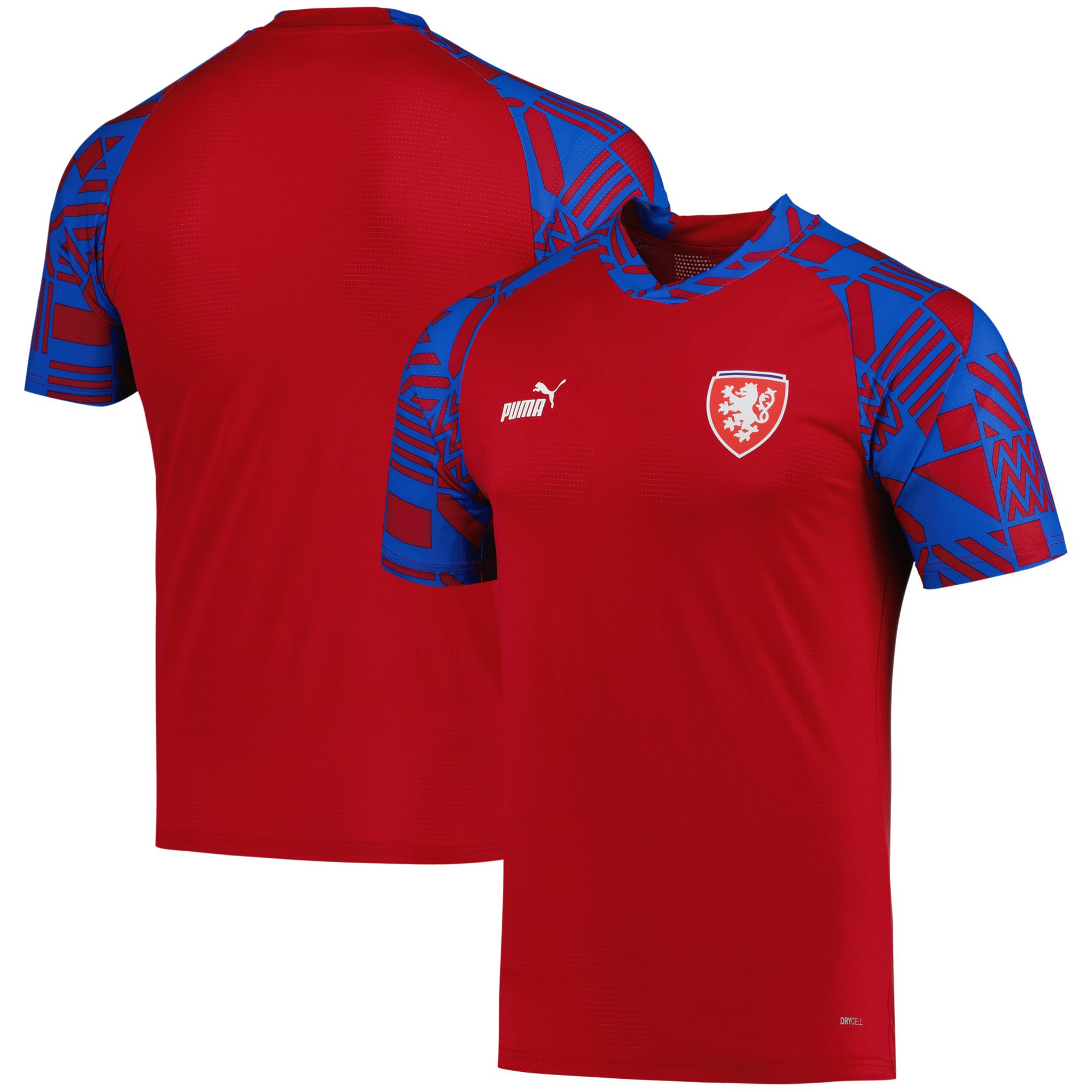 Explore czech republic national team puma pre-match v-neck top – red – England World Cup Kits and Jerseys