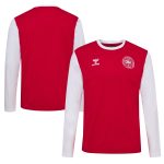 Explore denmark national team block long sleeve t-shirt – red – England World Cup Kits and Jerseys