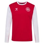 Explore denmark national team block long sleeve t-shirt – red – England World Cup Kits and Jerseys
