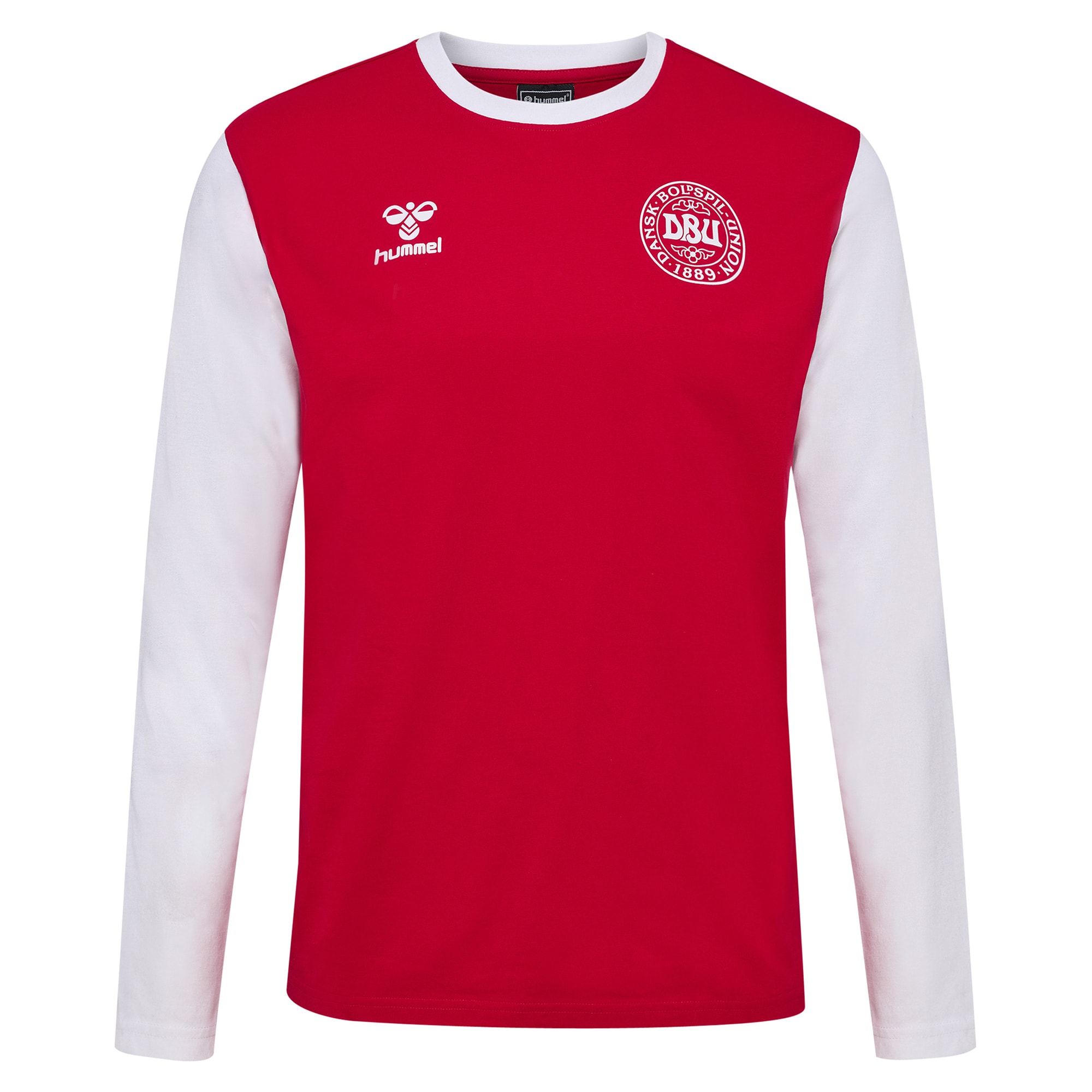 Explore denmark national team block long sleeve t-shirt – red – England World Cup Kits and Jerseys