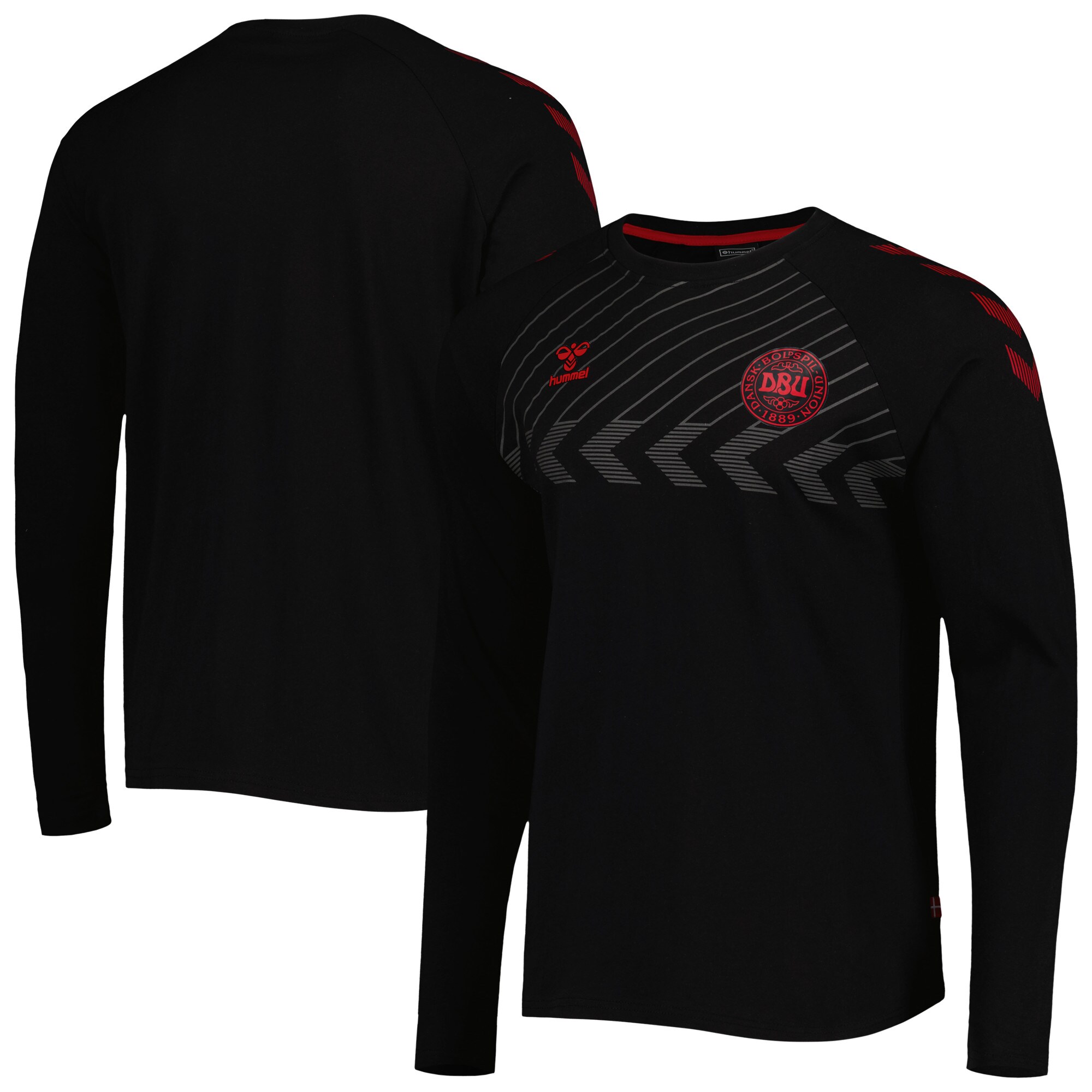 Explore denmark national team fan raglan long sleeve t-shirt – black – England World Cup Kits and Jerseys