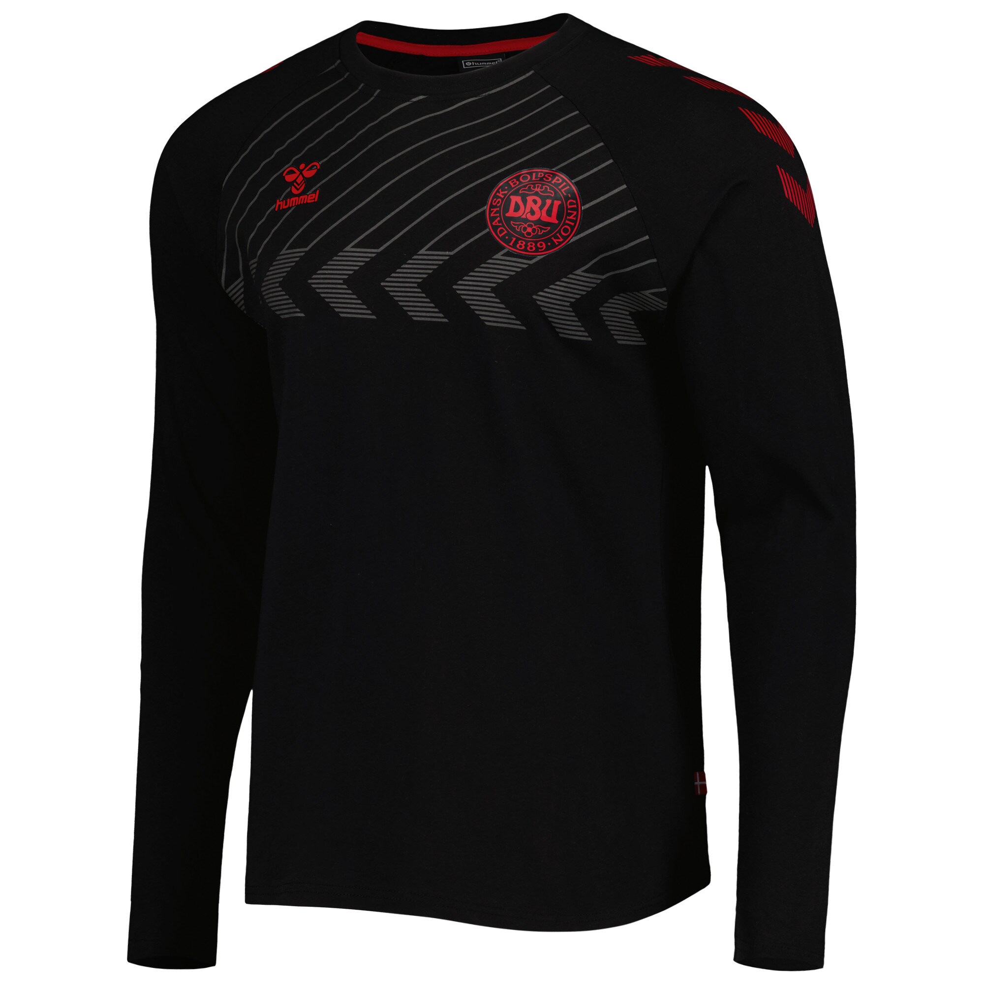 Explore denmark national team fan raglan long sleeve t-shirt – black – England World Cup Kits and Jerseys