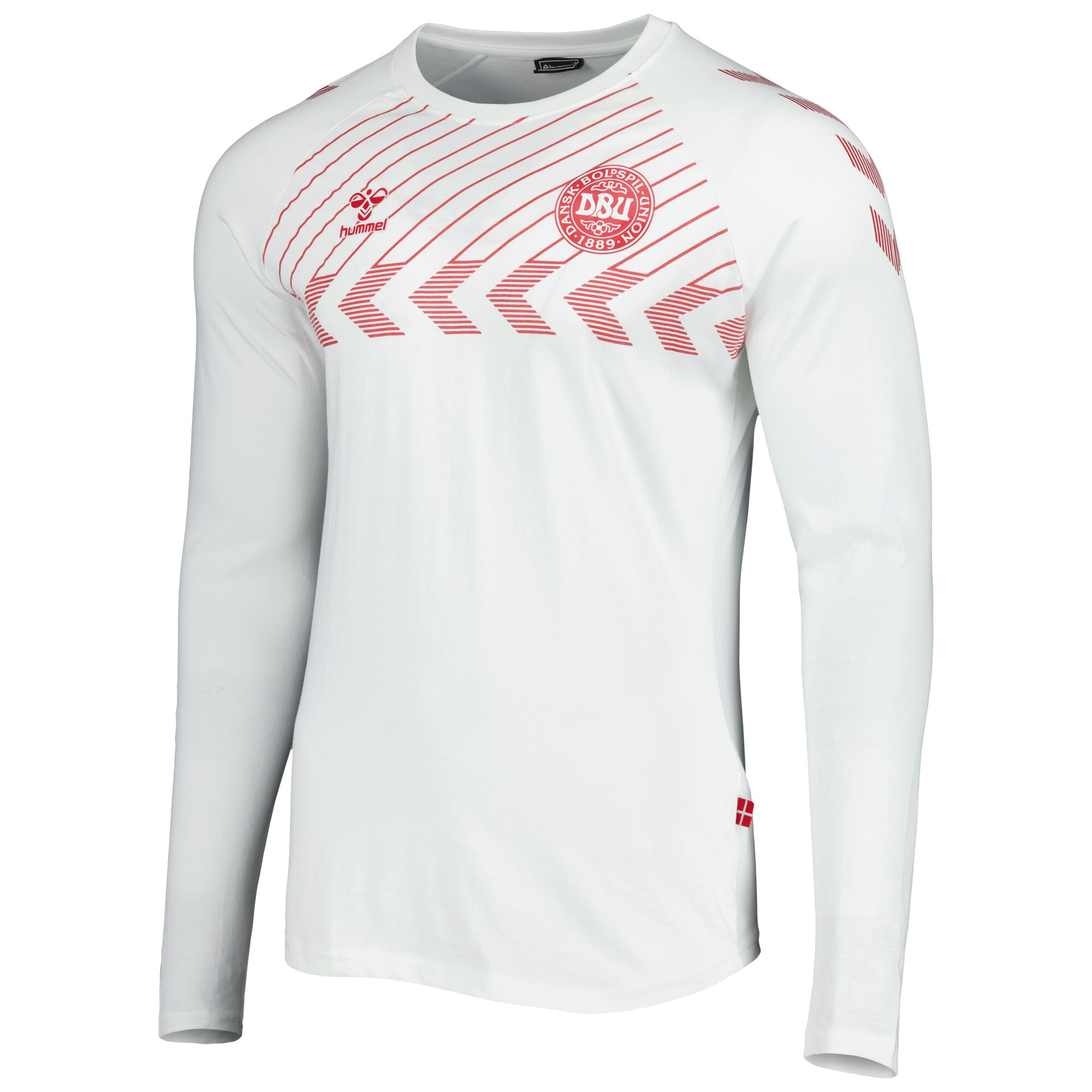 Explore denmark national team fan raglan long sleeve t-shirt – white – England World Cup Kits and Jerseys