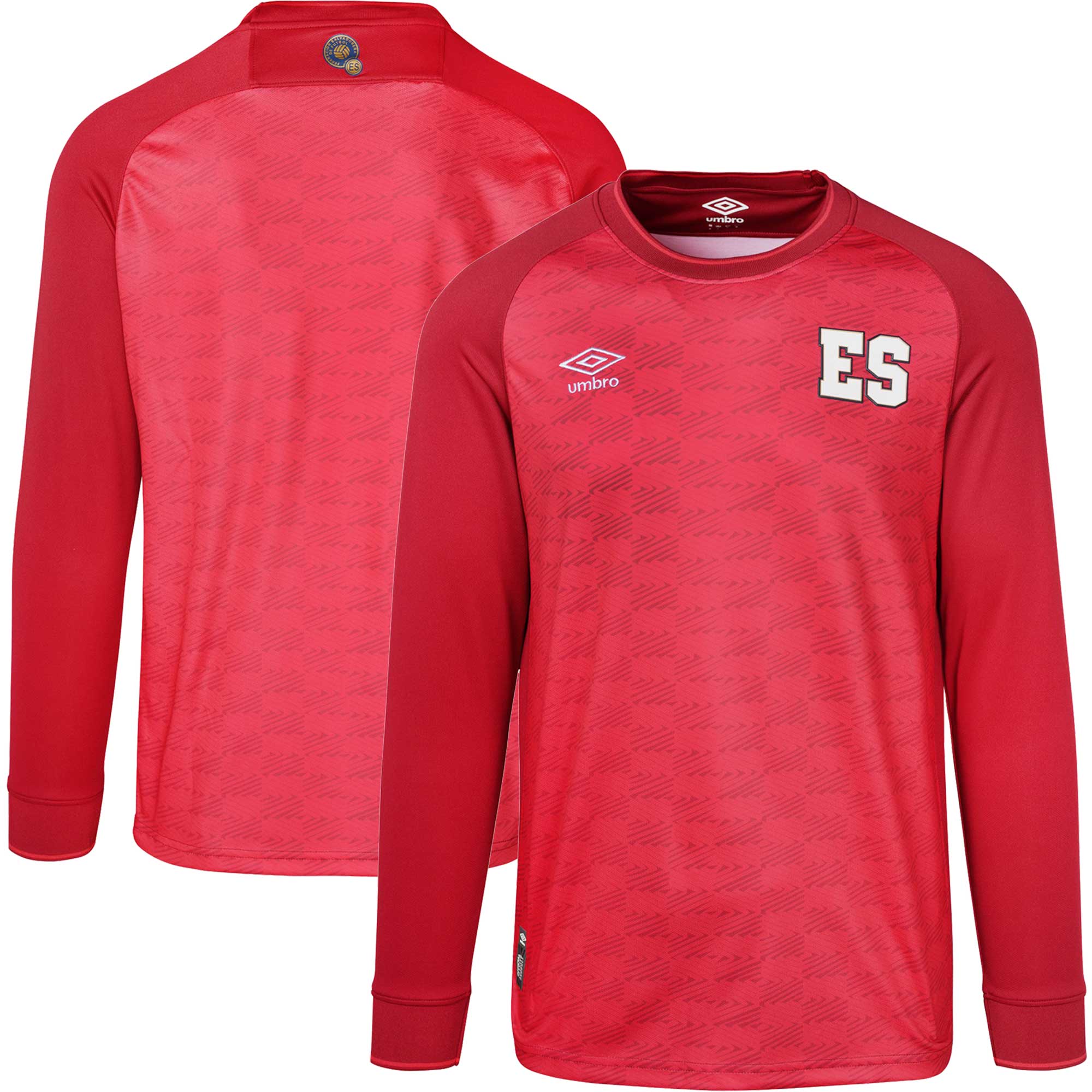 Explore el salvador national team umbro 2023 replica long sleeve jersey – red – England World Cup Kits and Jerseys