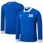 Explore el salvador national team umbro 2025 home replica long sleeve jersey – blue – England World Cup Kits and Jerseys