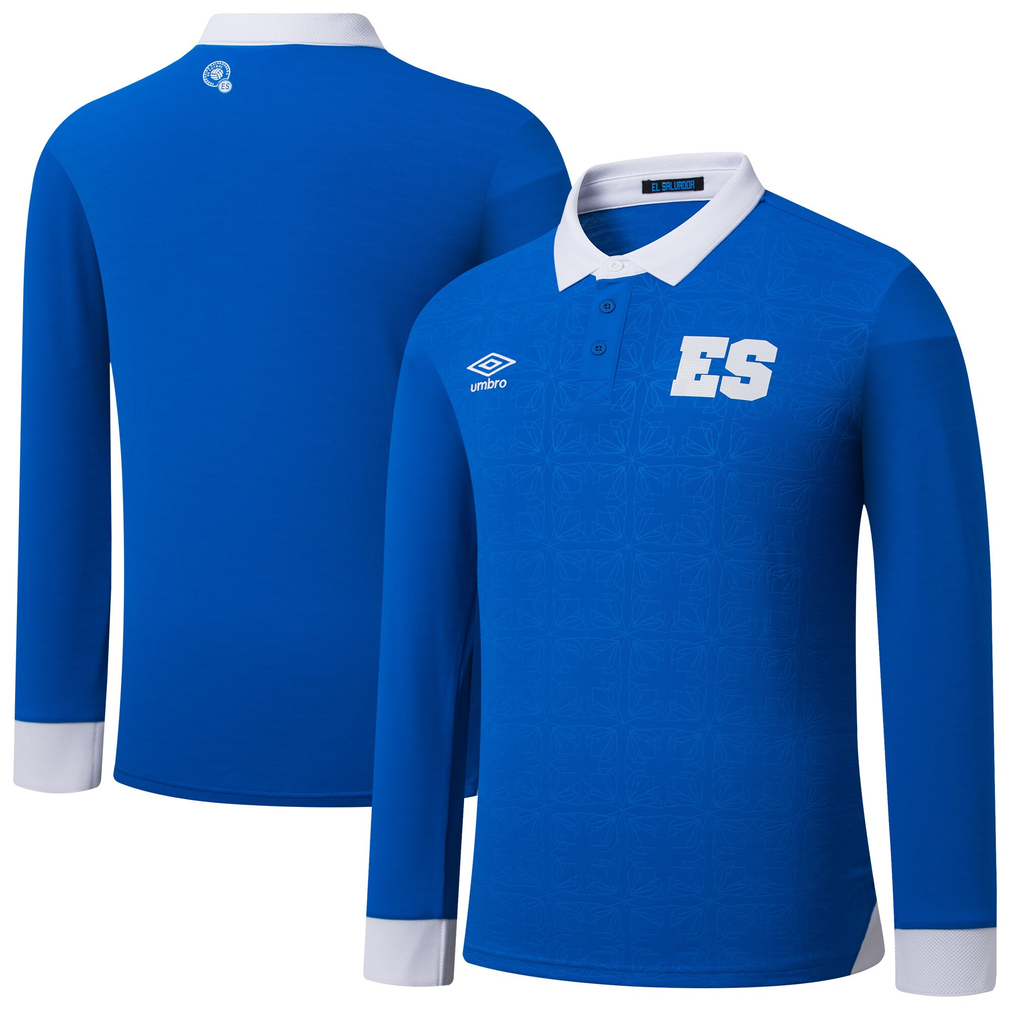 Explore el salvador national team umbro 2025 home replica long sleeve jersey – blue – England World Cup Kits and Jerseys