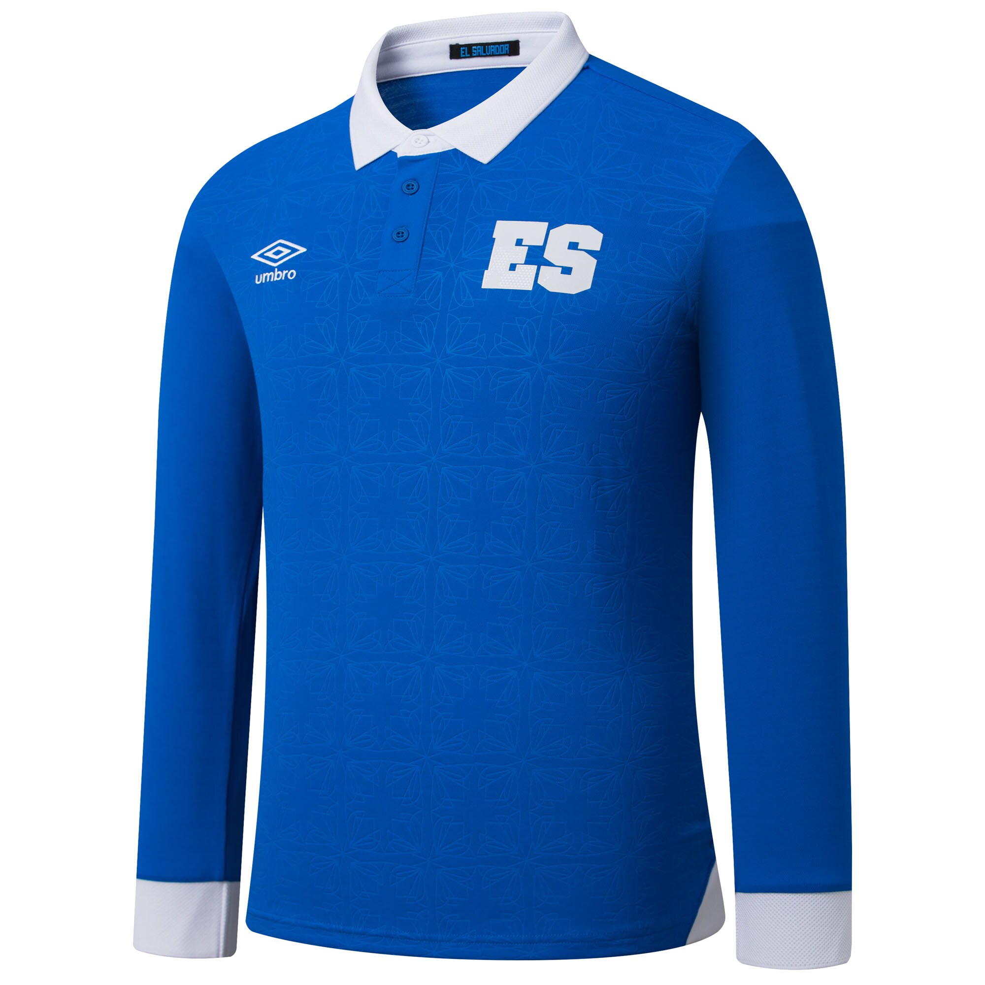 Explore el salvador national team umbro 2025 home replica long sleeve jersey – blue – England World Cup Kits and Jerseys