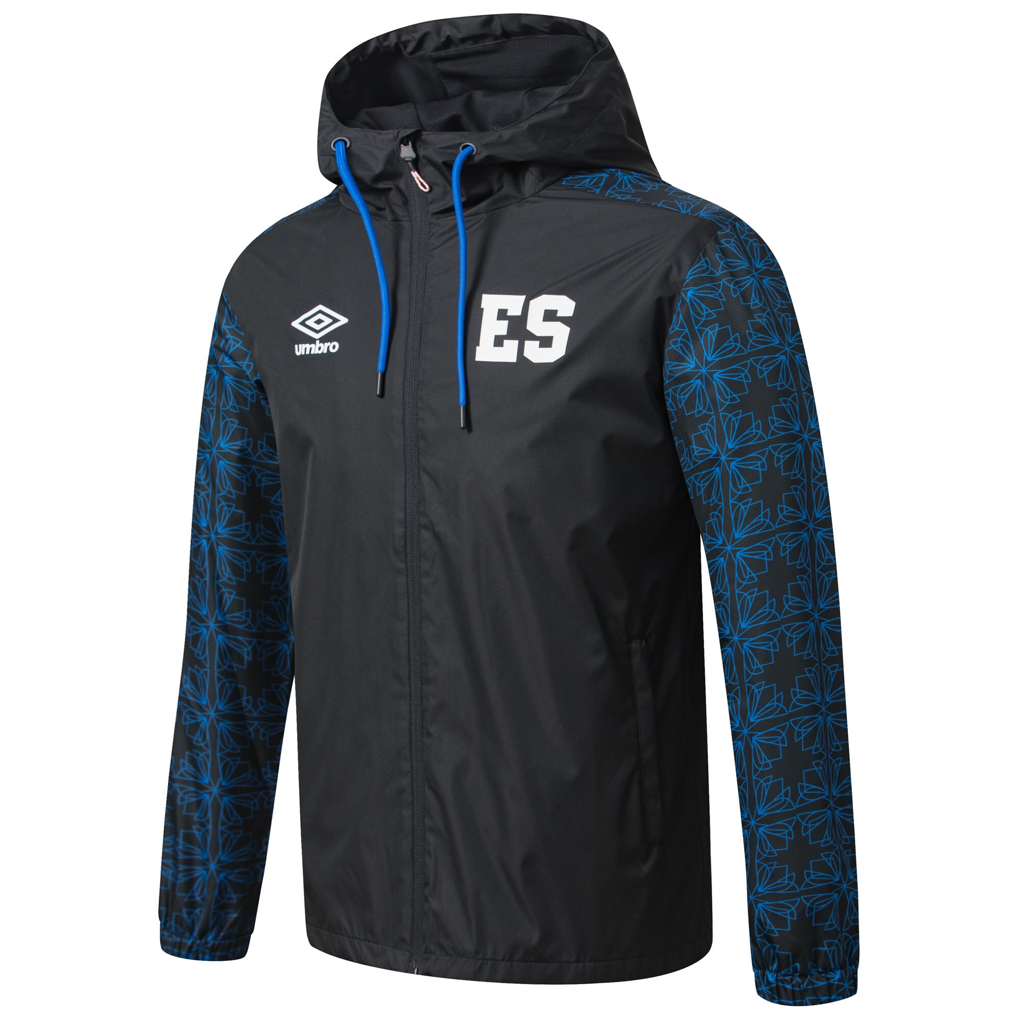 Explore el salvador national team umbro full-zip hooded rain jacket – black – England World Cup Kits and Jerseys