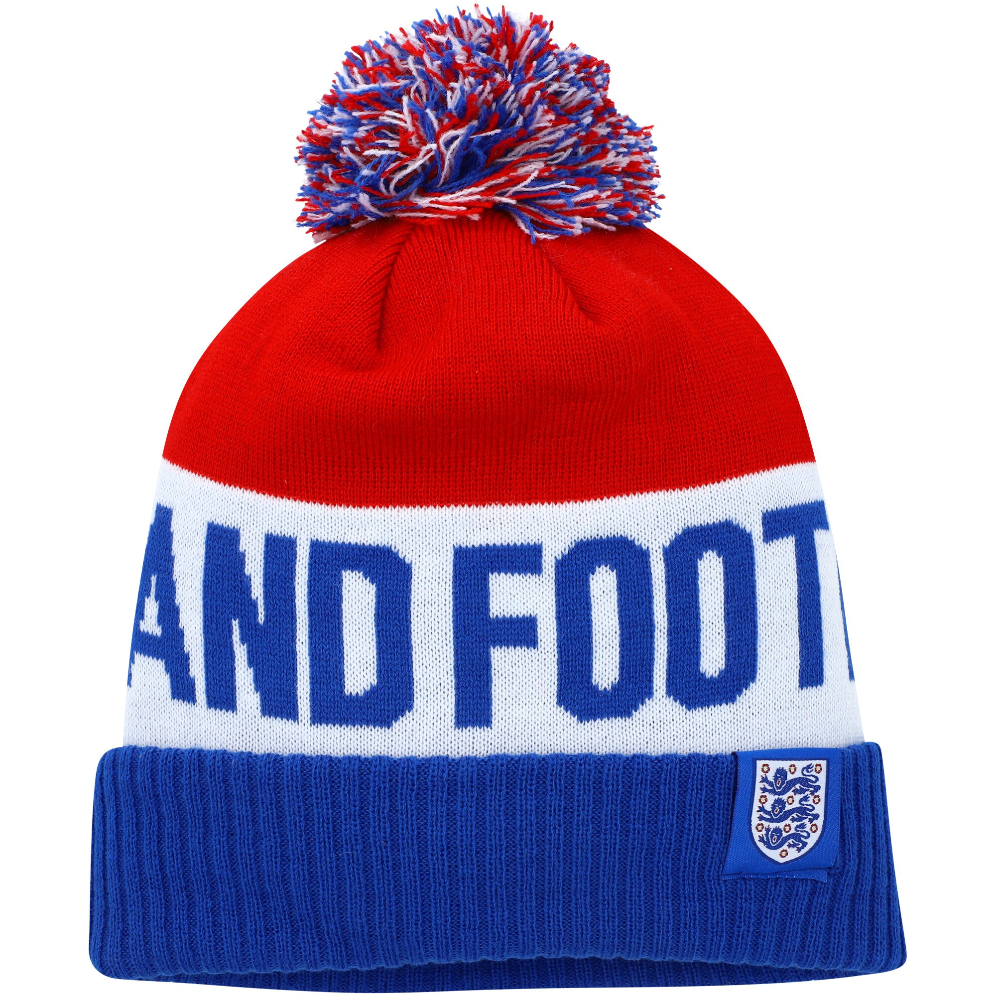 Explore england national team nike classic stripe cuffed knit hat with pom – bluered – England World Cup Kits and Jerseys