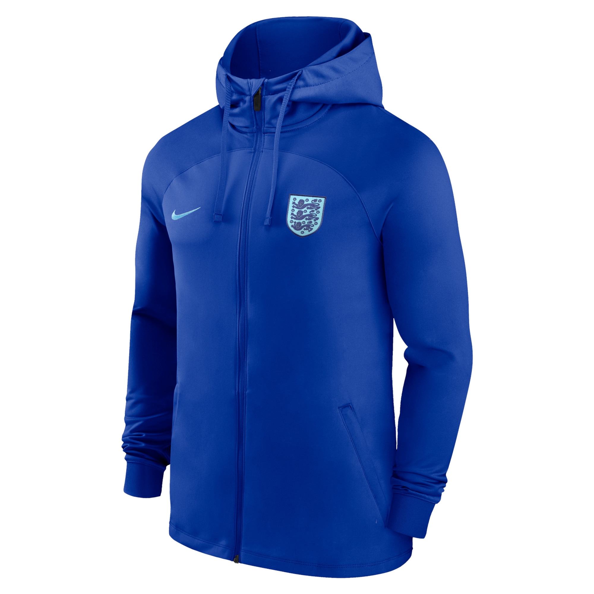 Explore england national team nike strike raglan hoodie full-zip track jacket – blue – England World Cup Kits and Jerseys