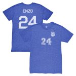 Explore enzo fernández argentina national team 1863fc player vintage tri-blend t-shirt – blue – England World Cup Kits and Jerseys