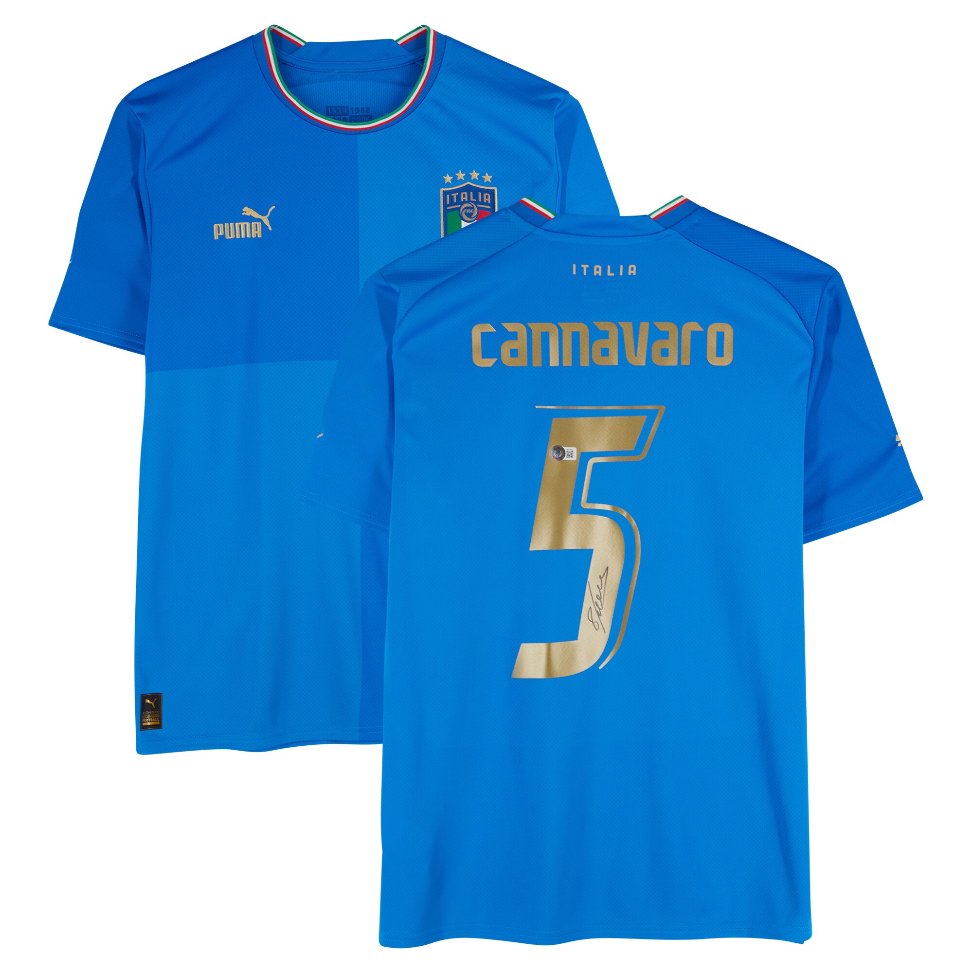 Explore fabio cannavaro italy national team autographed fanatics authentic 2022-23 blue home puma jersey – bas – England World Cup Kits and Jerseys