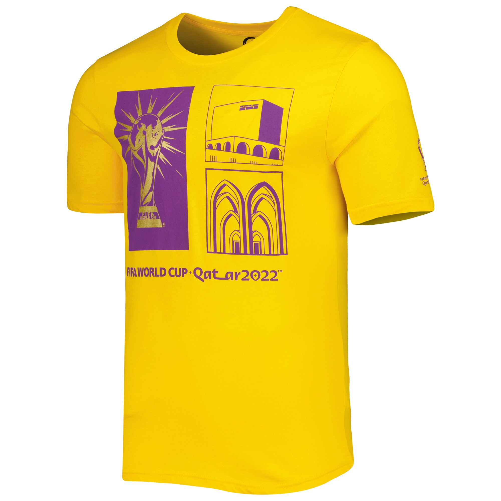 Explore fifa world cup qatar 2022 around the world t-shirt – yellow – England World Cup Kits and Jerseys