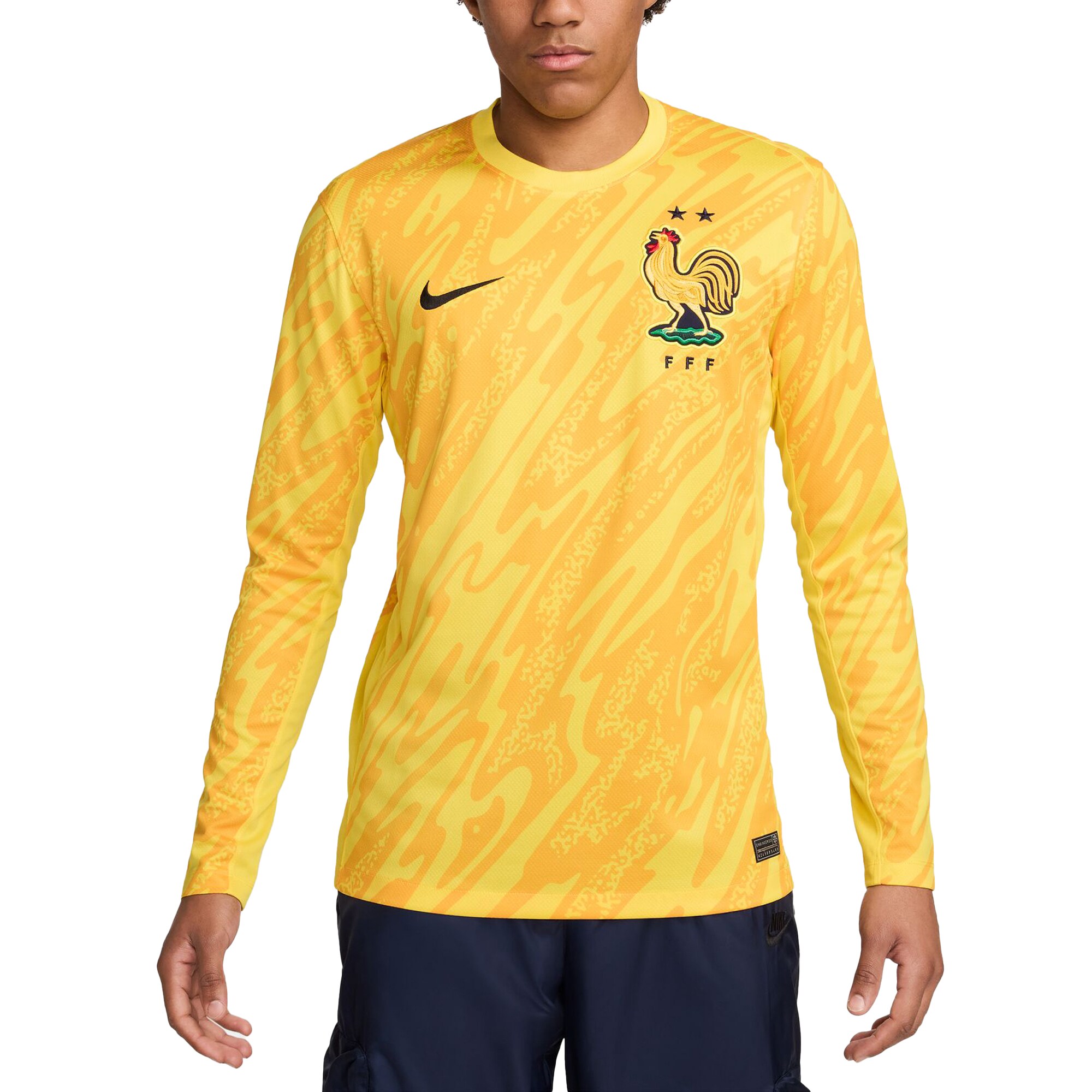 Explore france national team nike 2024 goalkeeper replica stadium long sleeve jersey – yellow – England World Cup Kits and Jerseys