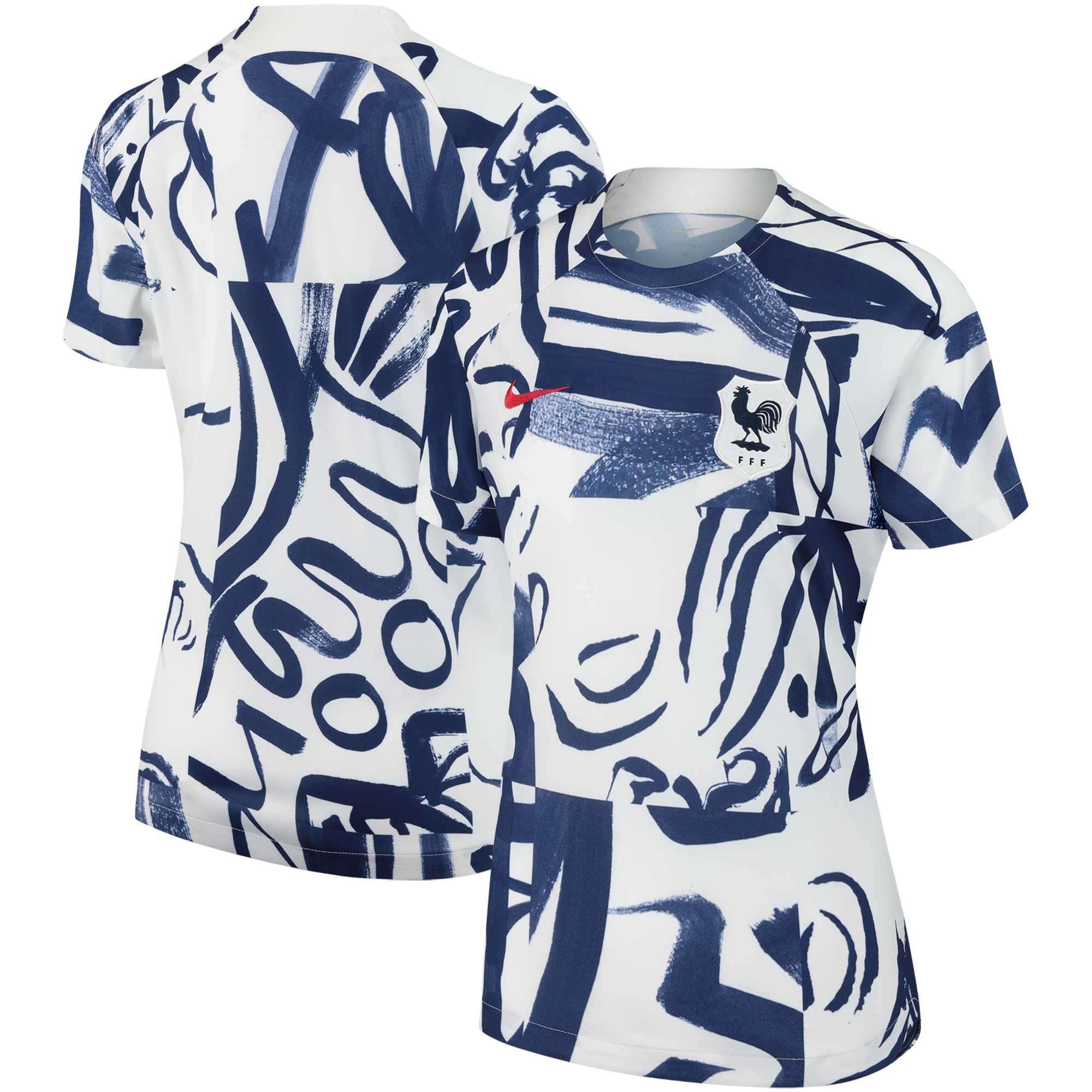 Explore france women8217s national team nike women8217s 2023 pre-match top – white – England World Cup Kits and Jerseys