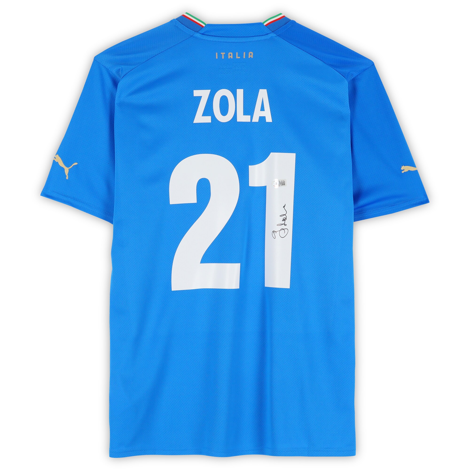 Explore gianfranco zola italy national team autographed fanatics authentic 2022-23 blue home puma jersey – bas – England World Cup Kits and Jerseys