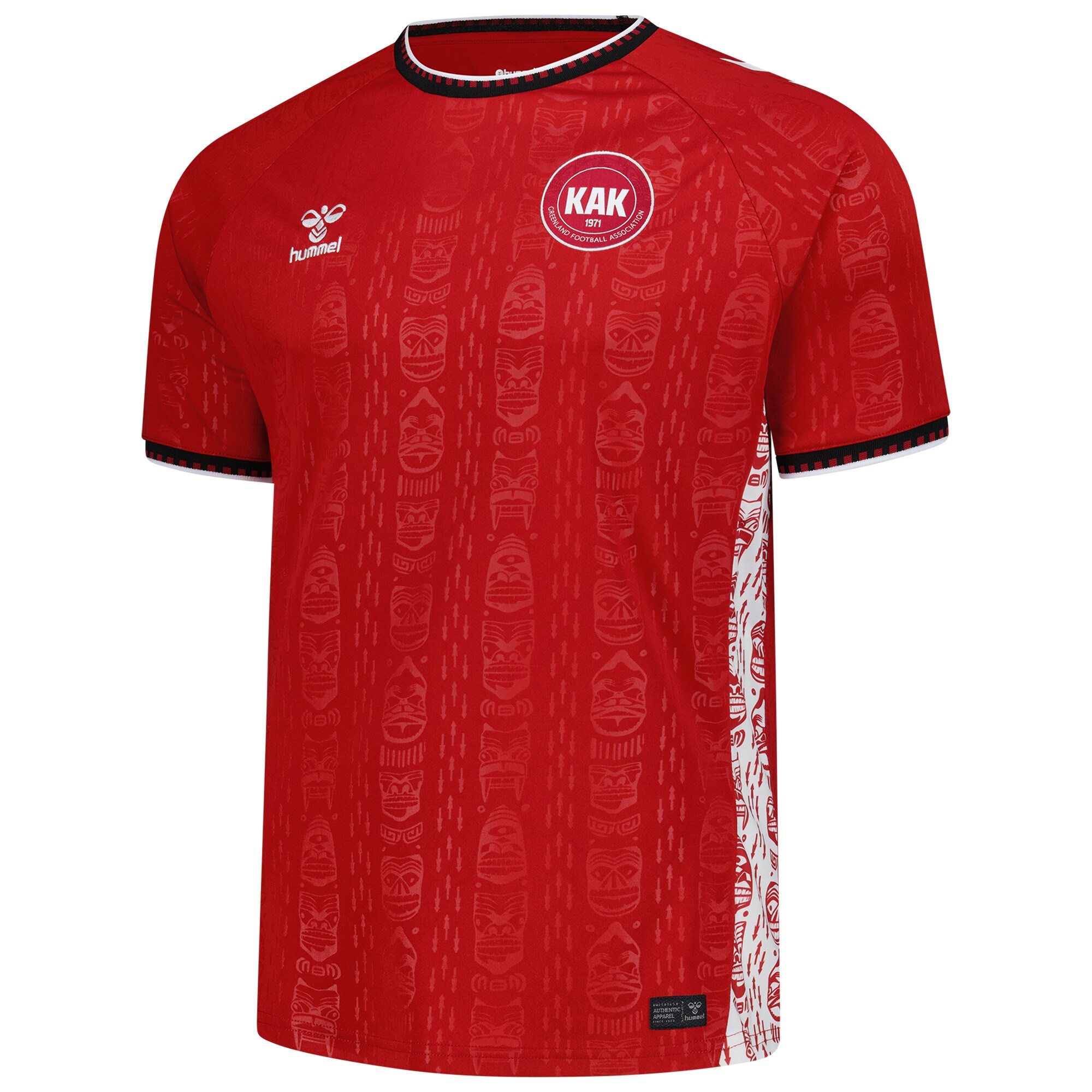 Explore greenland national team hummel 2025 home replica jersey – red – England World Cup Kits and Jerseys
