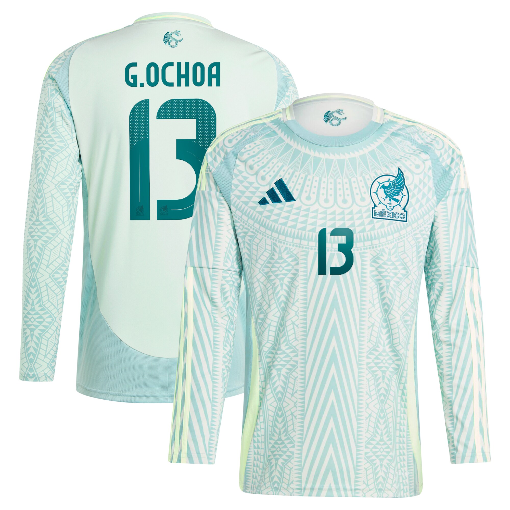 Explore guillermo ochoa mexico national team adidas 2024 away replica player long sleeve jersey – green – England World Cup Kits and Jerseys